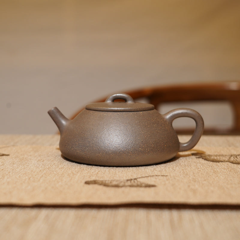 *新品*【寅春石瓢】全手工紫泥共生礦紫砂茶壺
