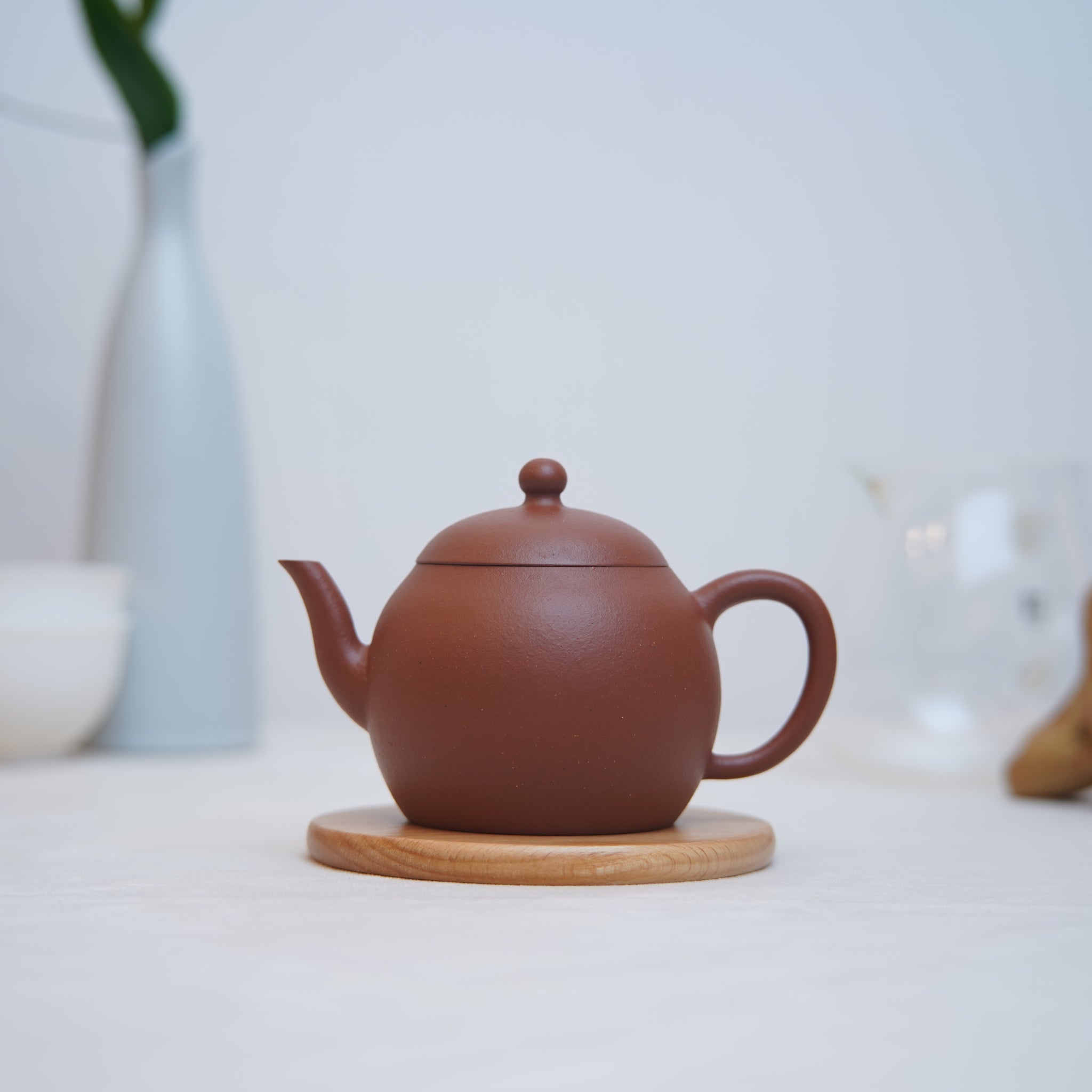 *新品*【春水堂梨】全手工朱泥紫砂茶壺