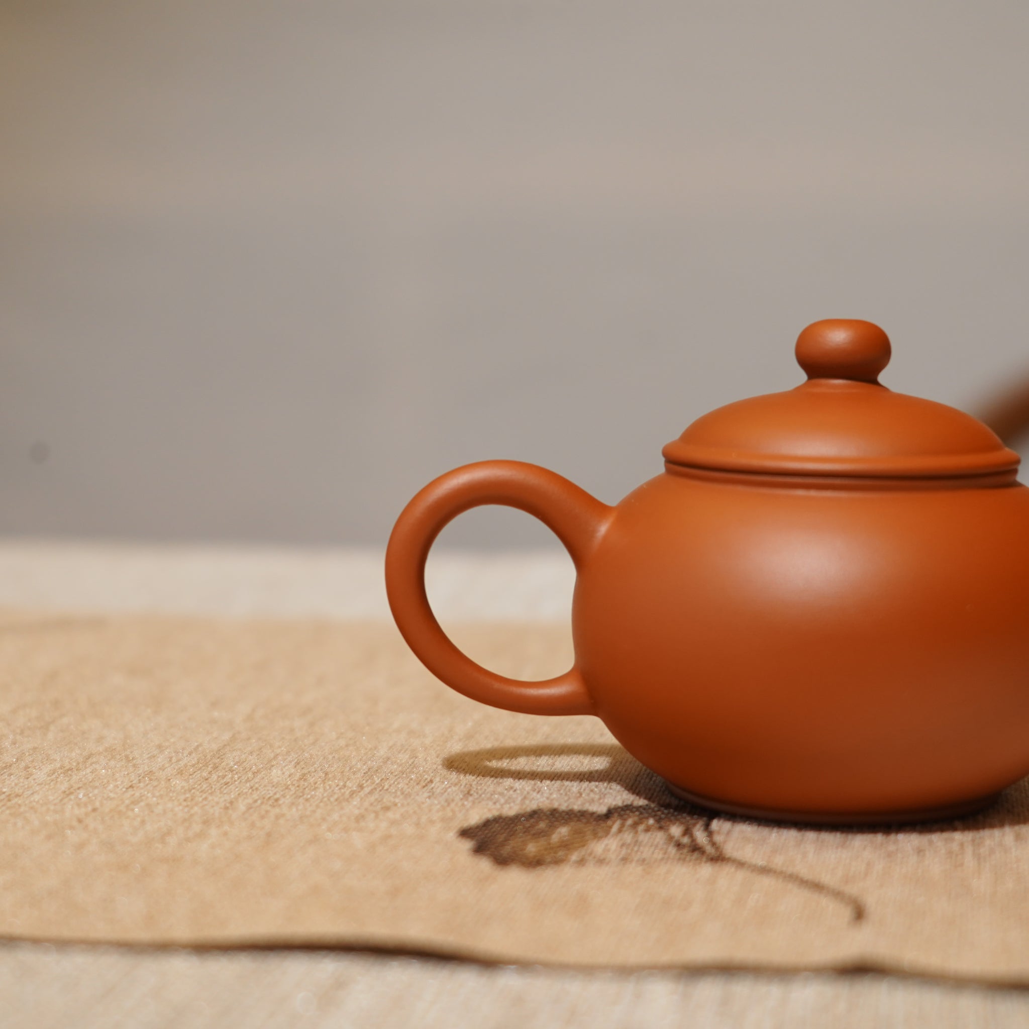 *新品*【水平】全手工潮州朱泥手拉茶壺