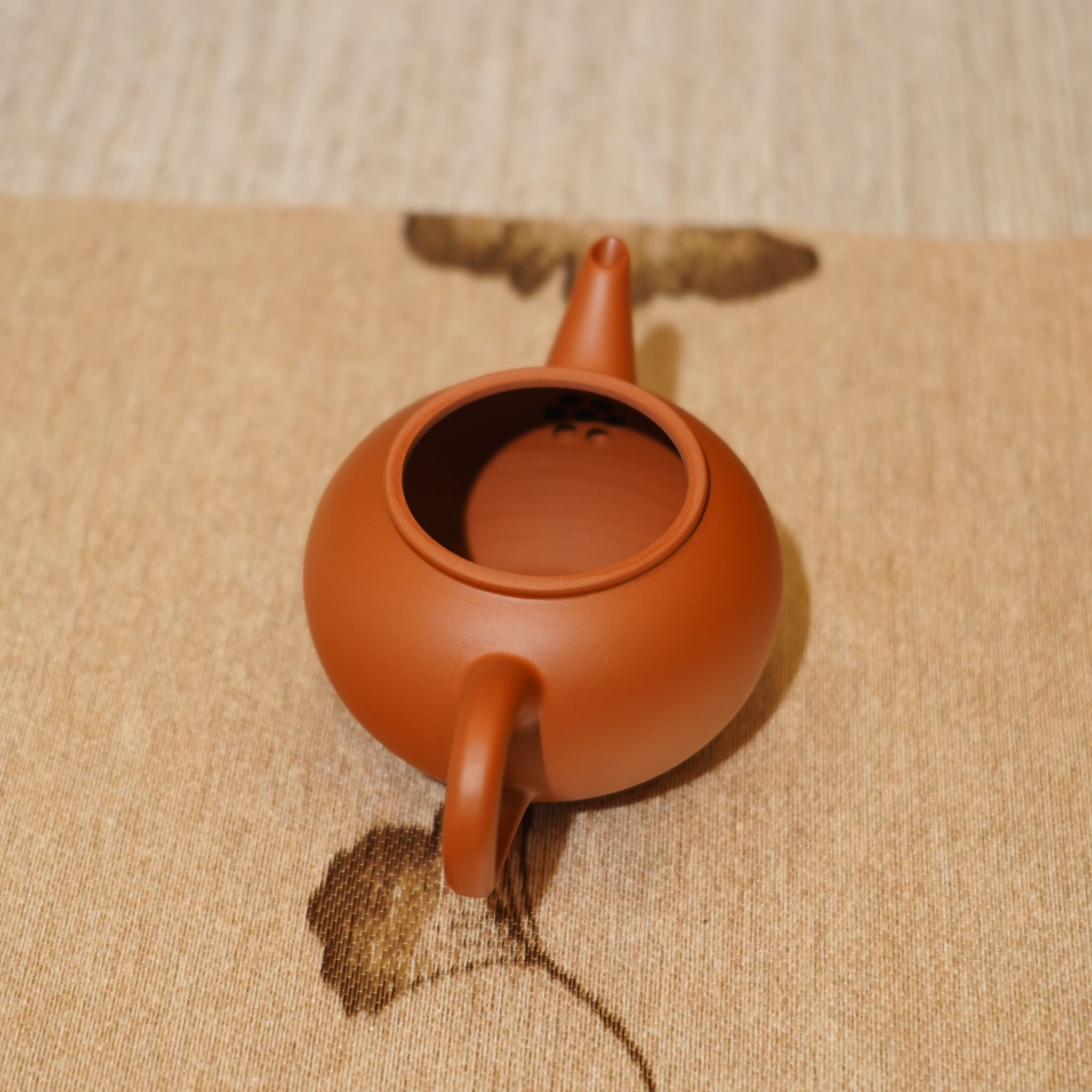 *新品*【水平】全手工潮州朱泥手拉茶壺