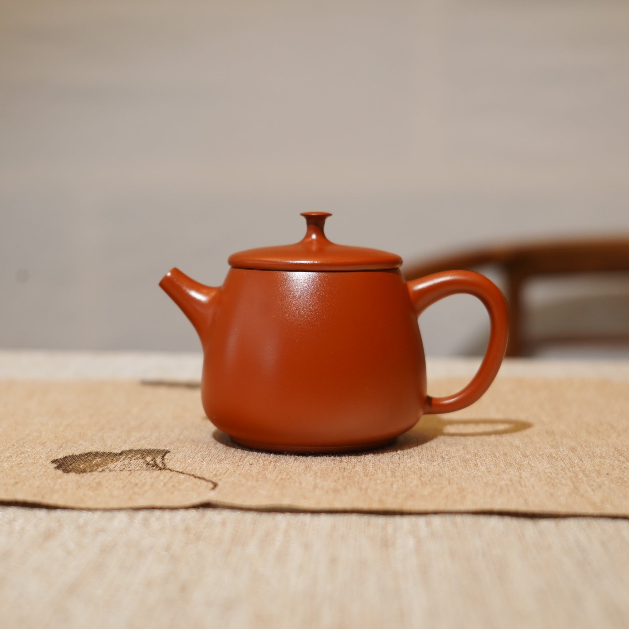 *新品*【漢瓦】全手工潮州朱泥手拉茶壺