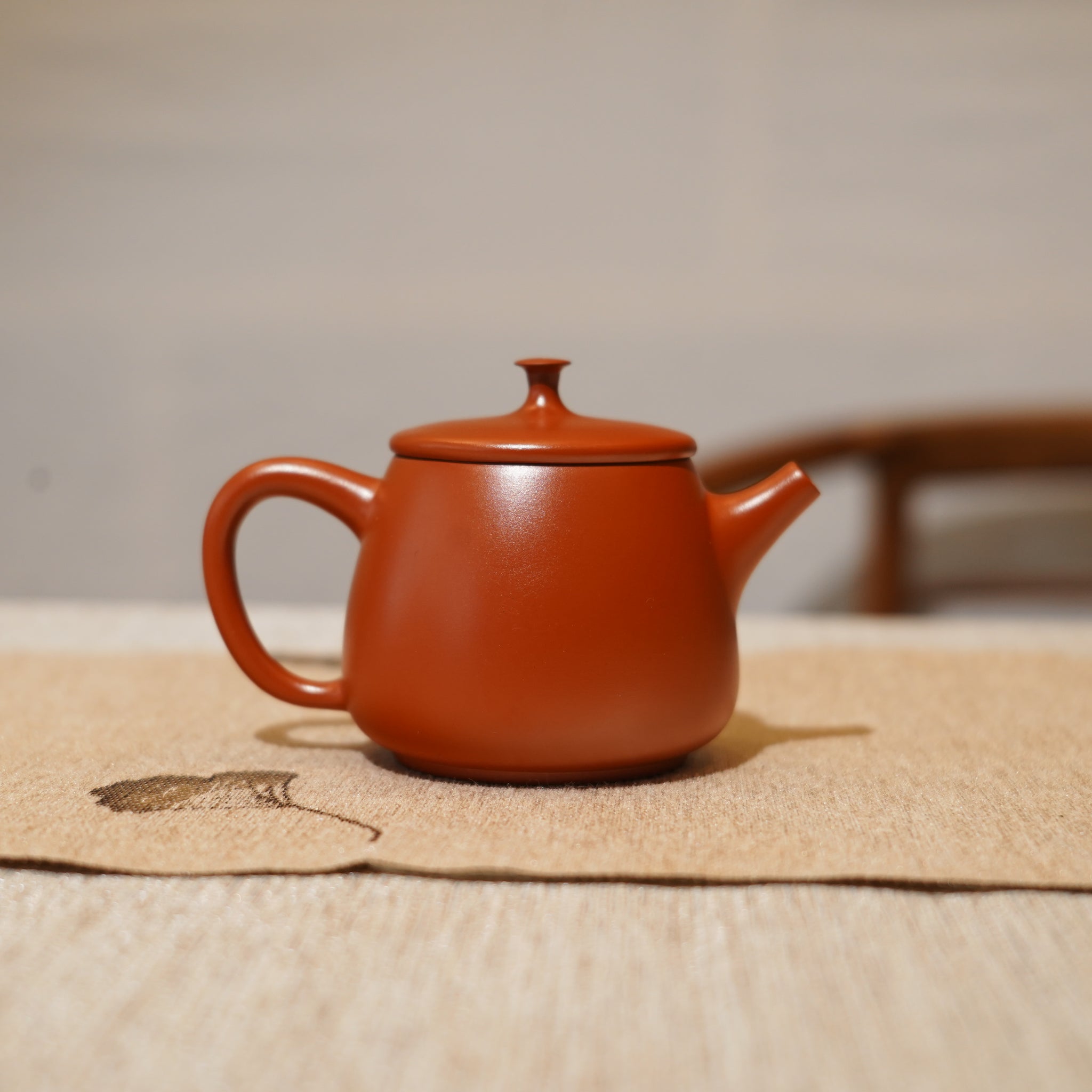 *新品*【漢瓦】全手工潮州朱泥手拉茶壺