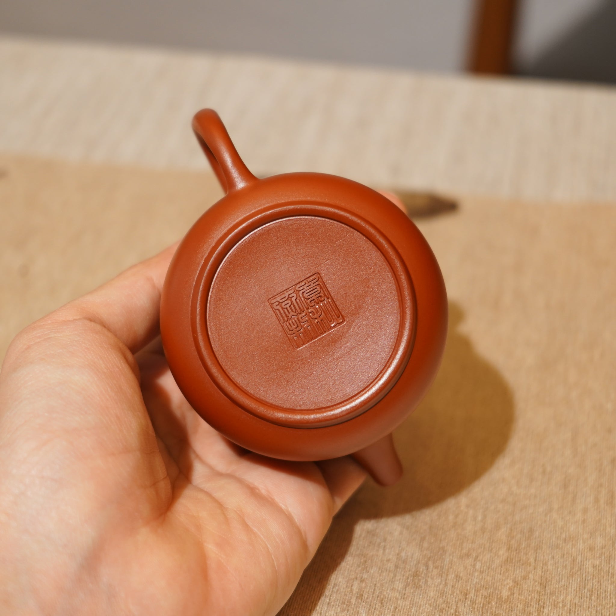 *新品*【漢瓦】全手工潮州朱泥手拉茶壺
