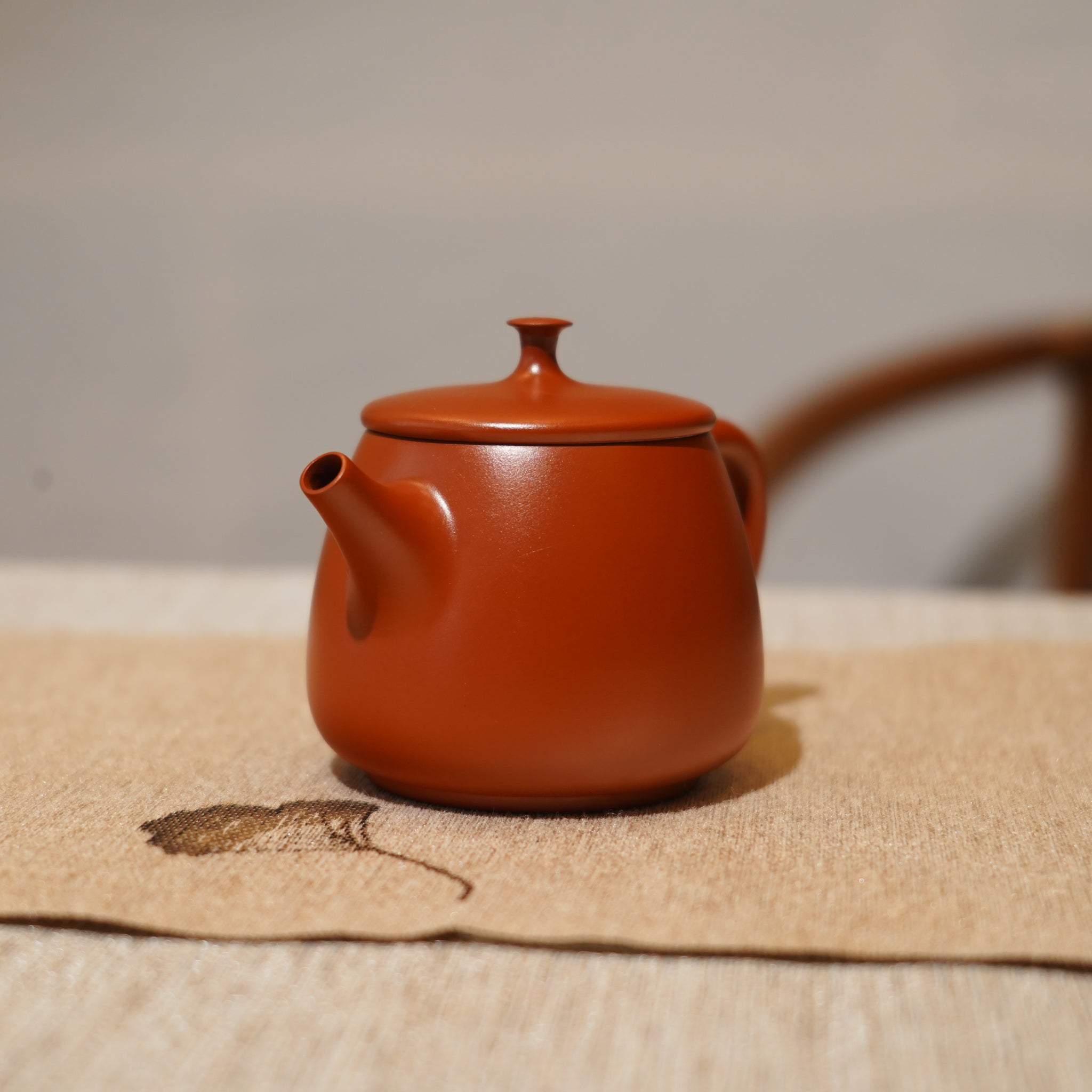 *新品*【漢瓦】全手工潮州朱泥手拉茶壺