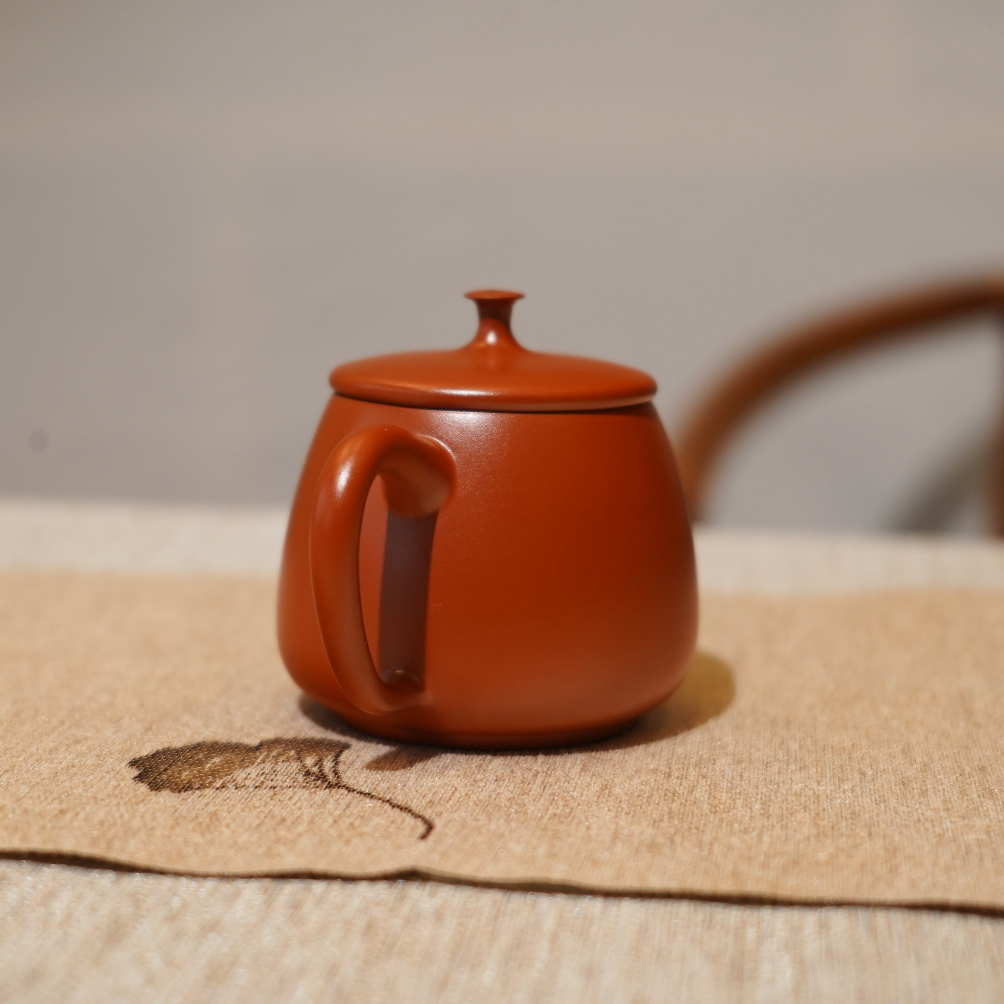 *新品*【漢瓦】全手工潮州朱泥手拉茶壺