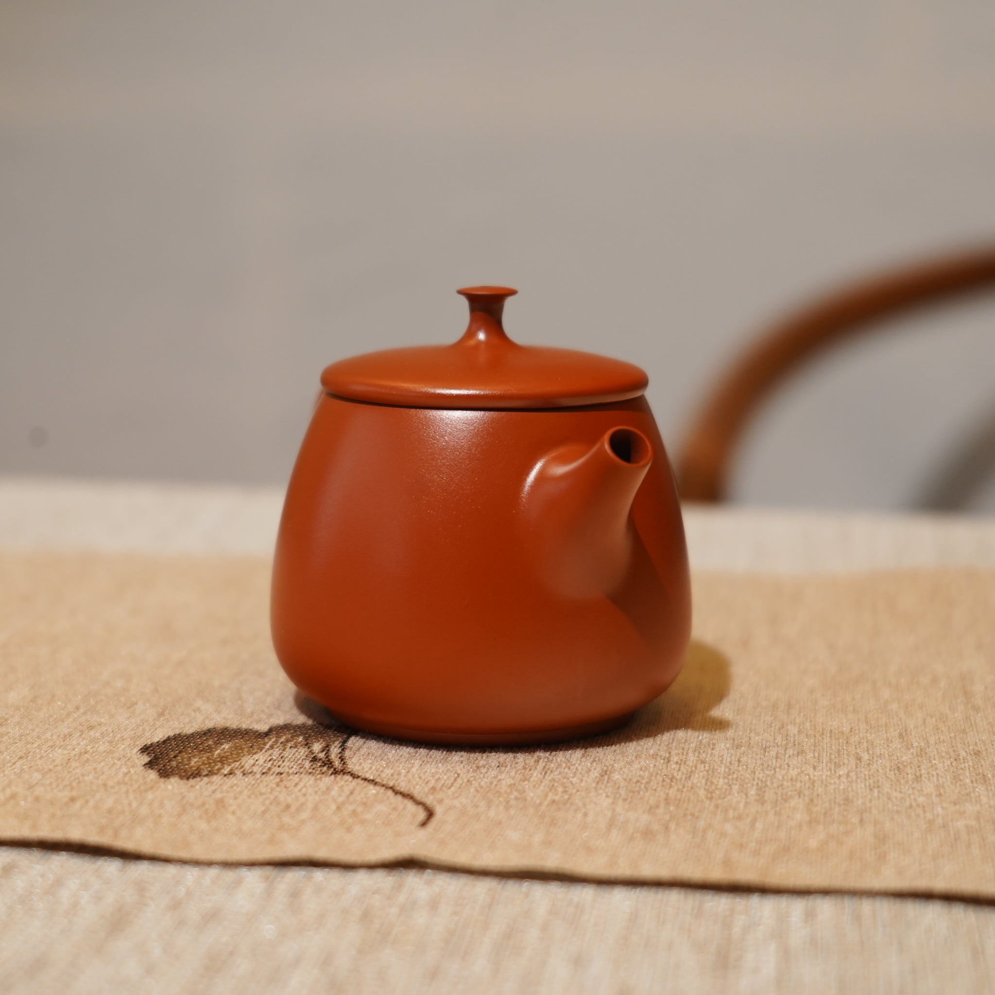 *新品*【漢瓦】全手工潮州朱泥手拉茶壺