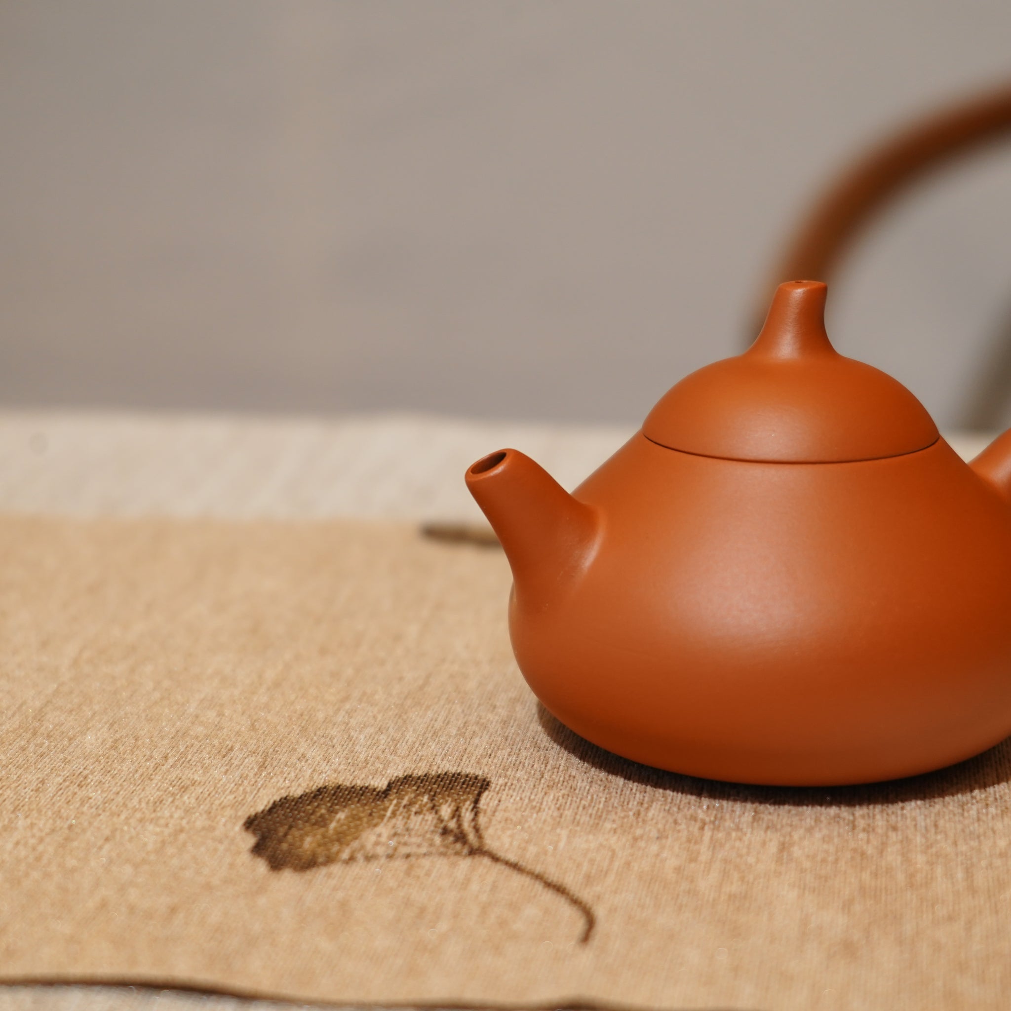*新品*【茄瓜】全手工潮州朱泥手拉茶壺