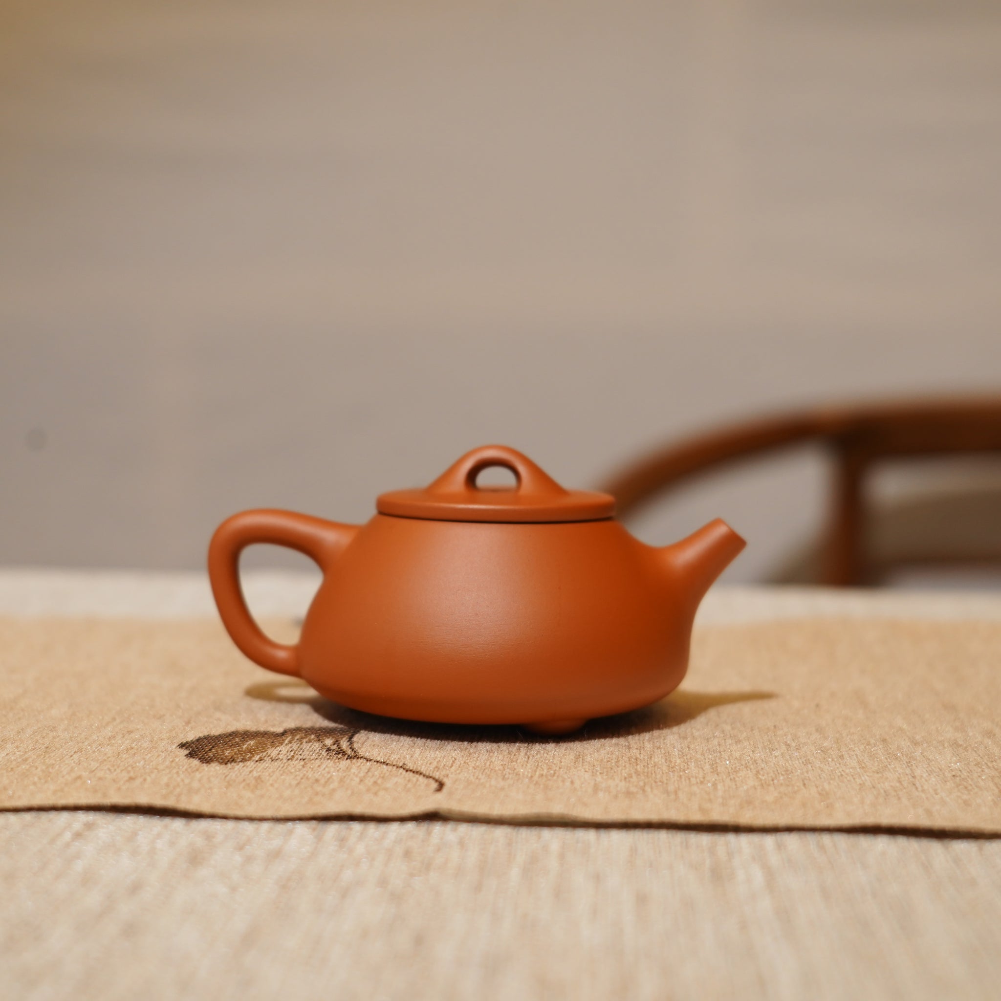 *新品*【石瓢】全手工潮州朱泥手拉茶壺