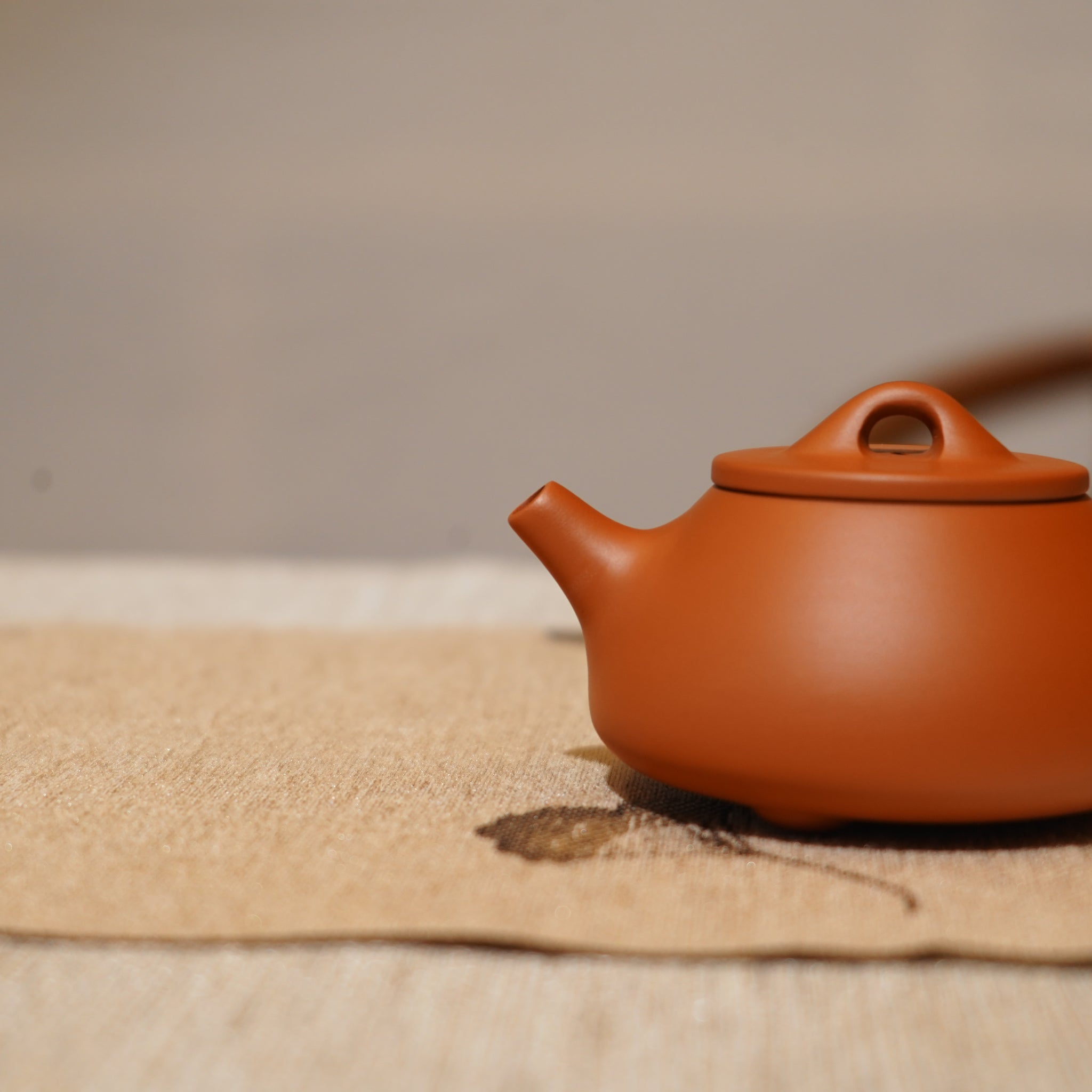 *新品*【石瓢】全手工潮州朱泥手拉茶壺