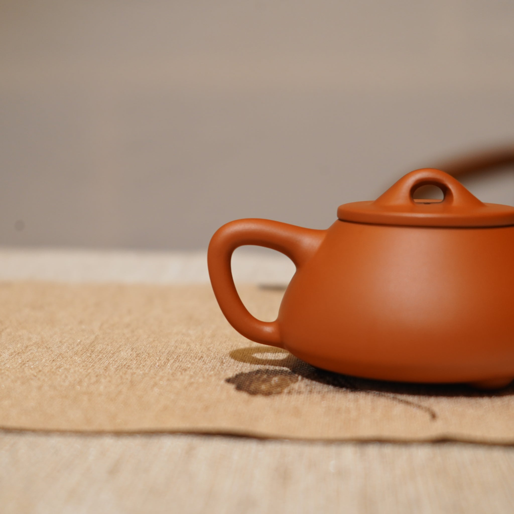 *新品*【石瓢】全手工潮州朱泥手拉茶壺