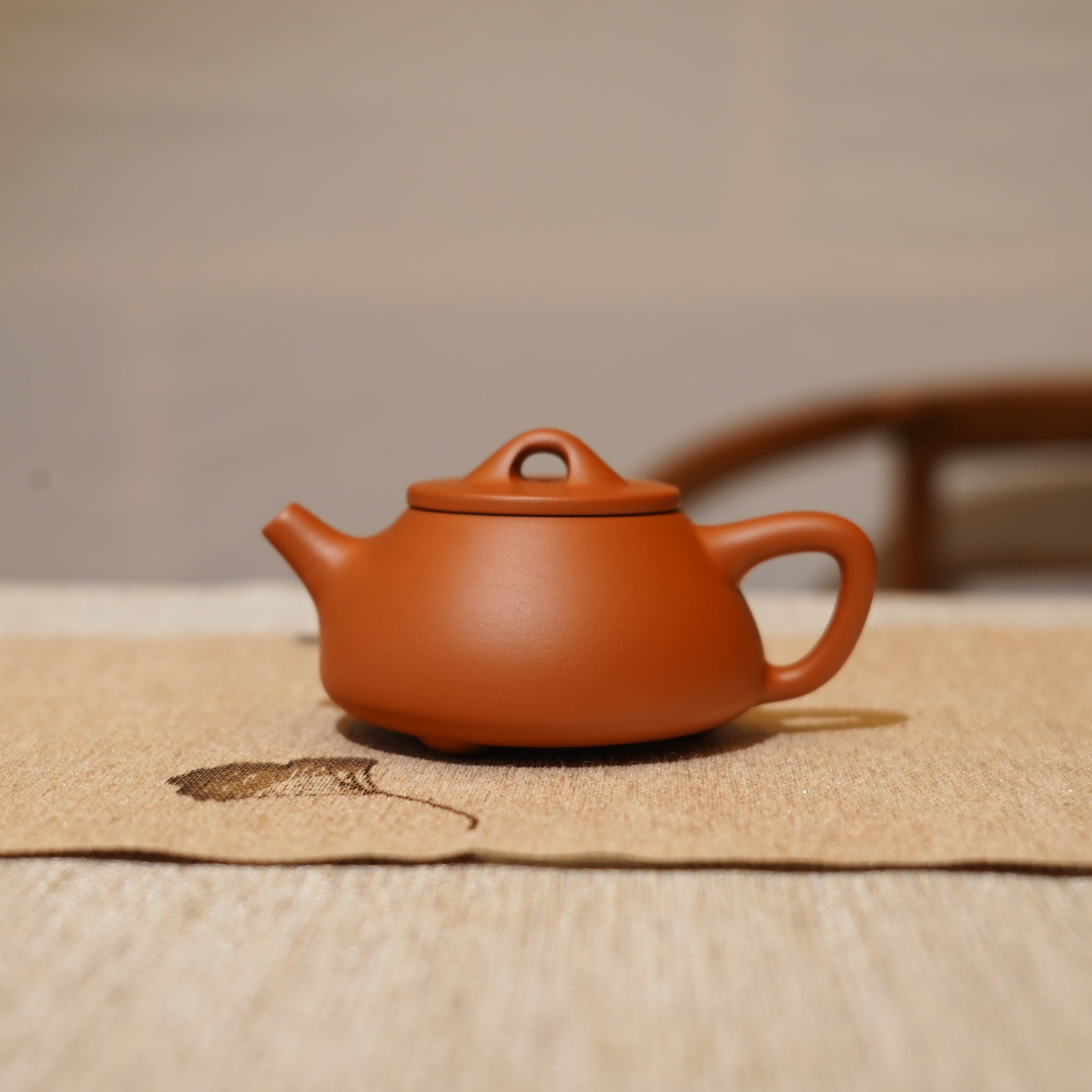 *新品*【石瓢】全手工潮州朱泥手拉茶壺
