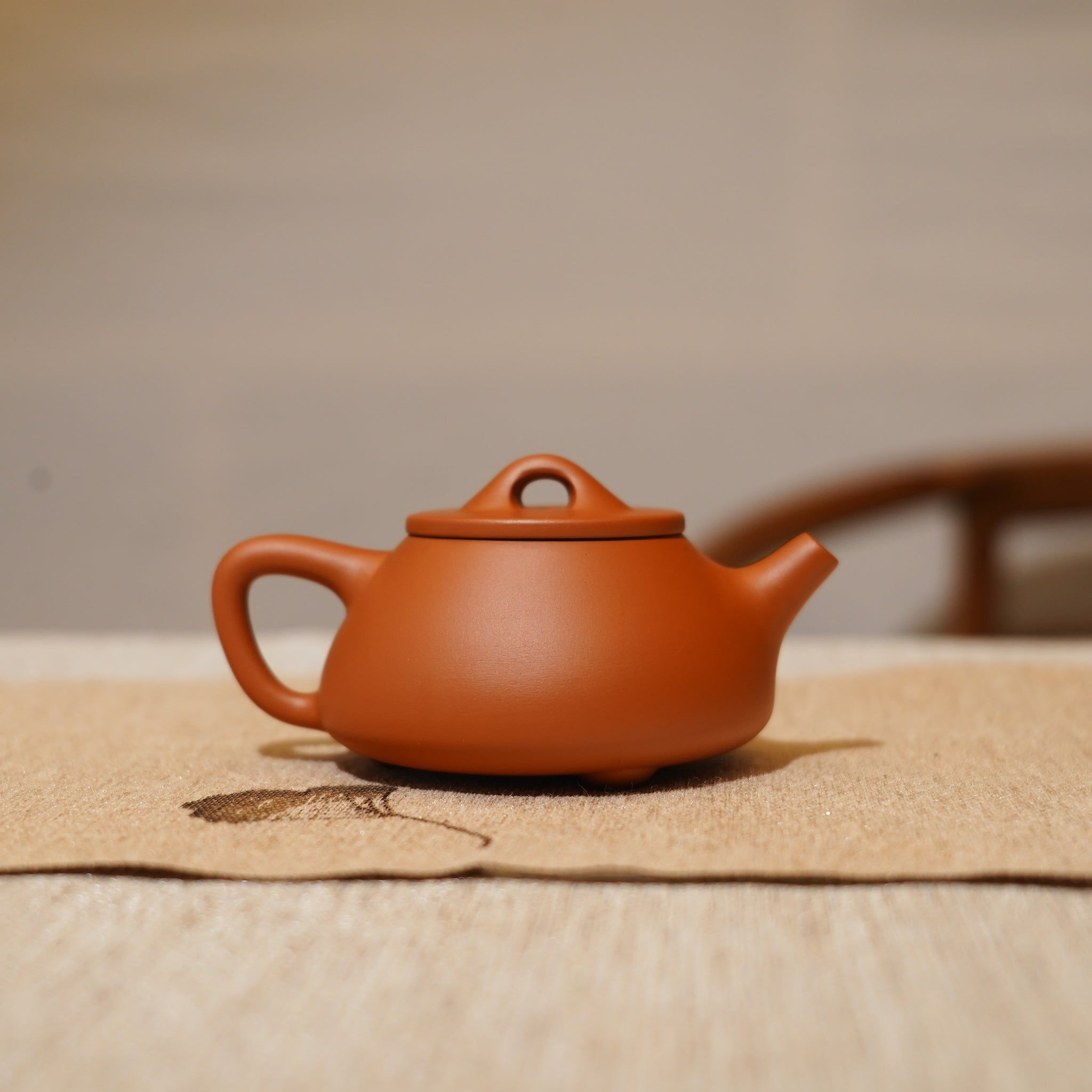 *新品*【石瓢】全手工潮州朱泥手拉茶壺