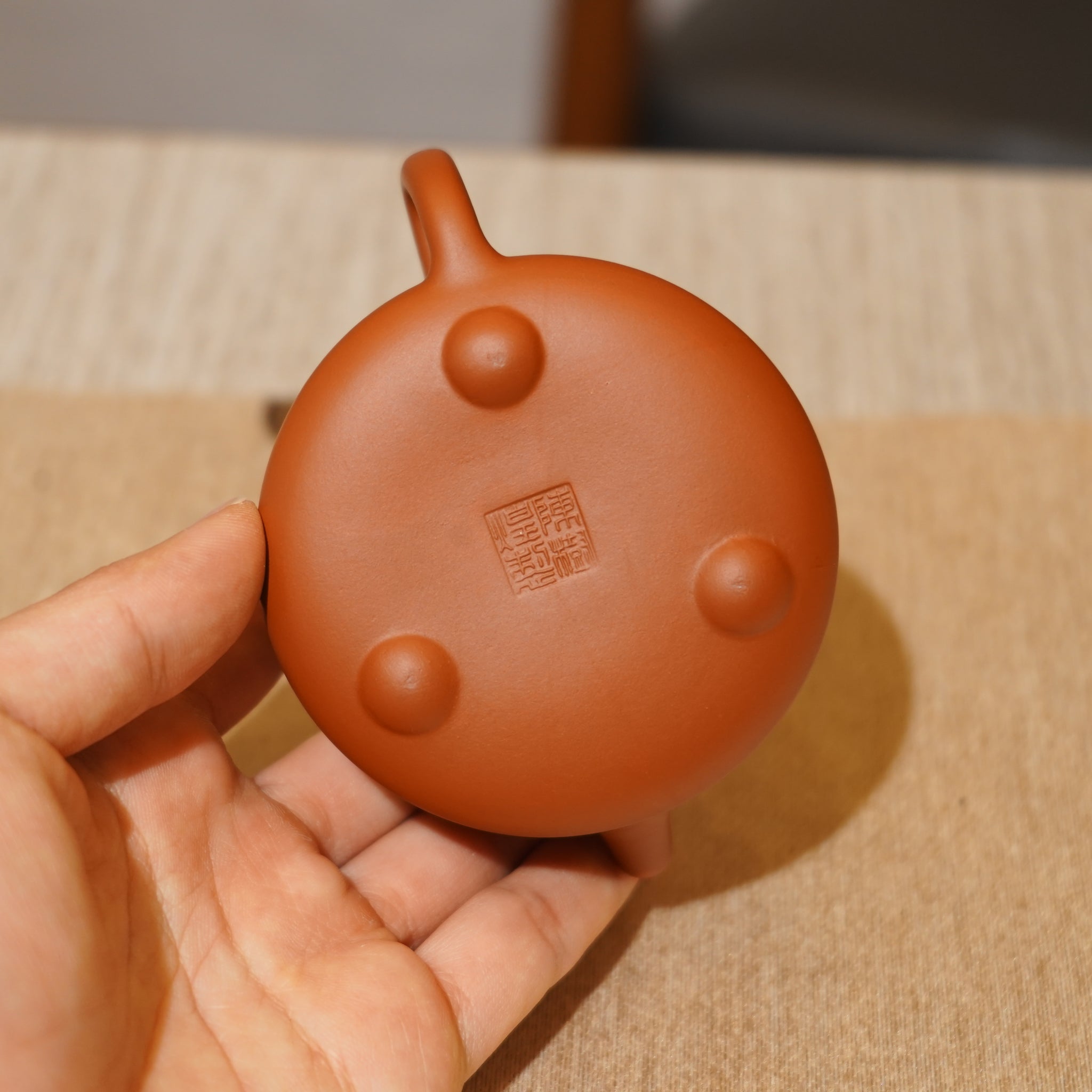 *新品*【石瓢】全手工潮州朱泥手拉茶壺