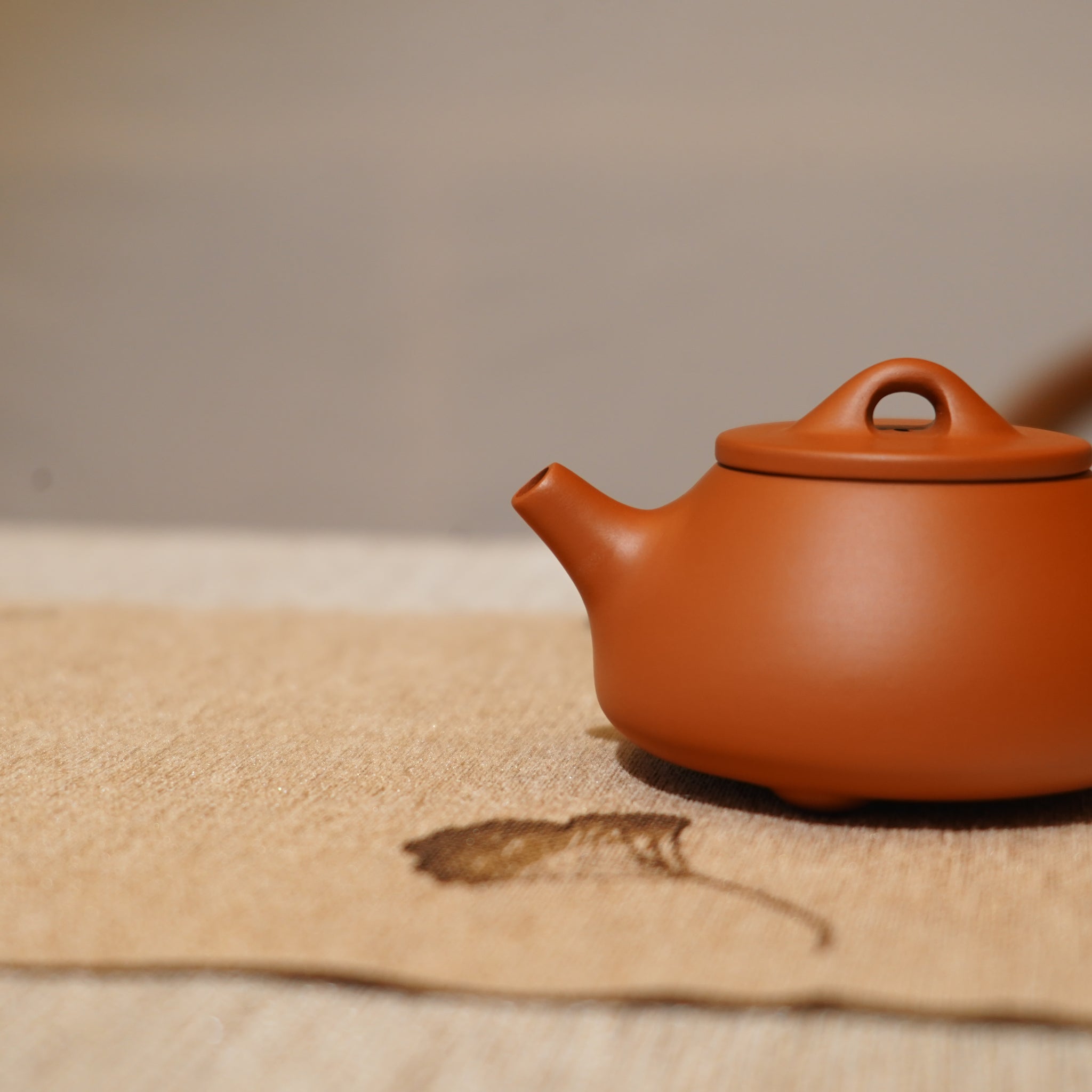 *新品*【石瓢】全手工潮州朱泥手拉茶壺