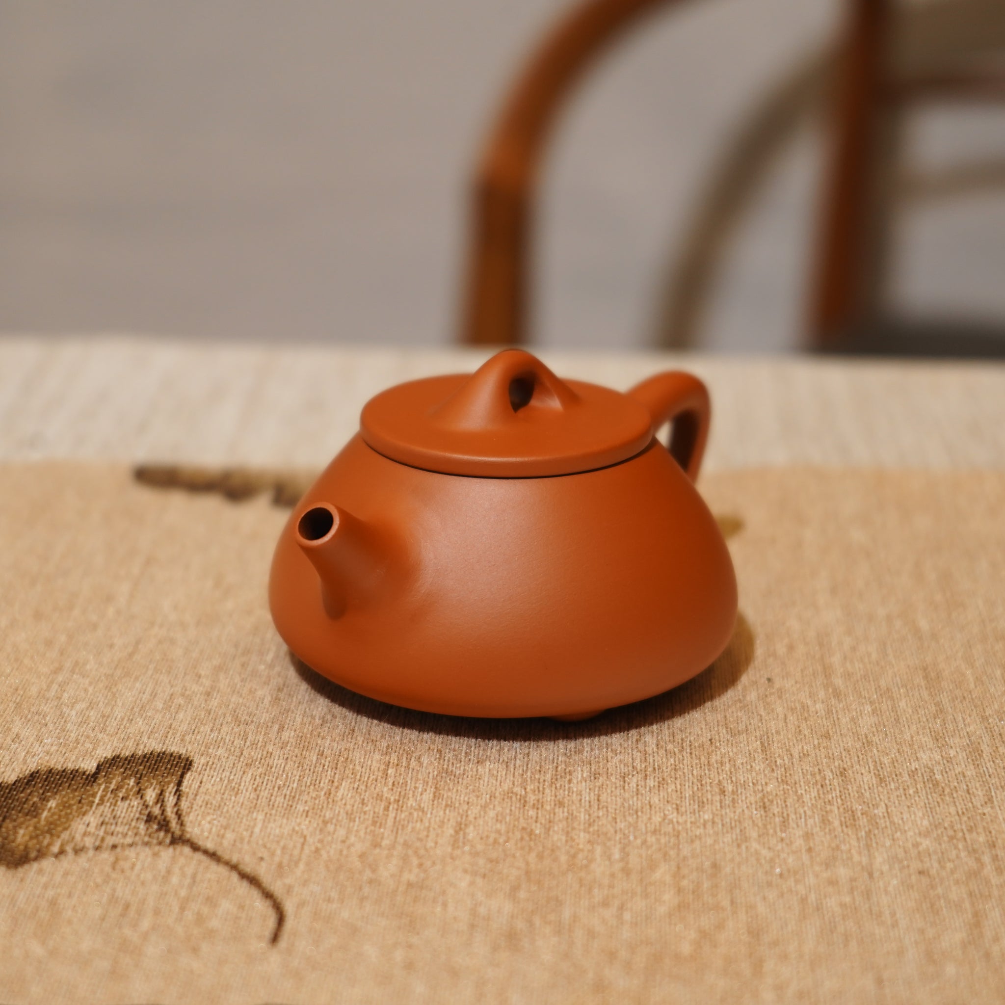 *新品*【石瓢】全手工潮州朱泥手拉茶壺