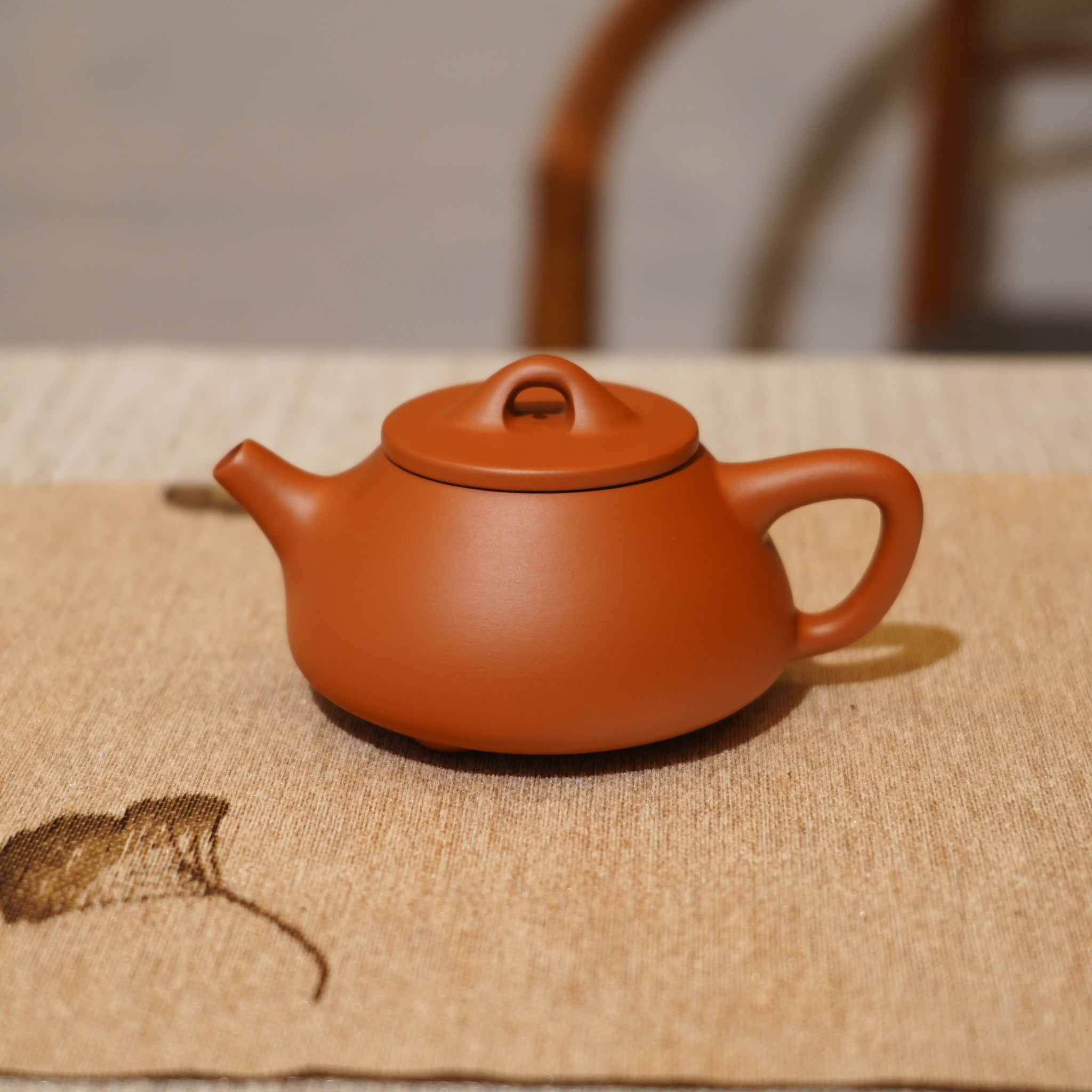 *新品*【石瓢】全手工潮州朱泥手拉茶壺