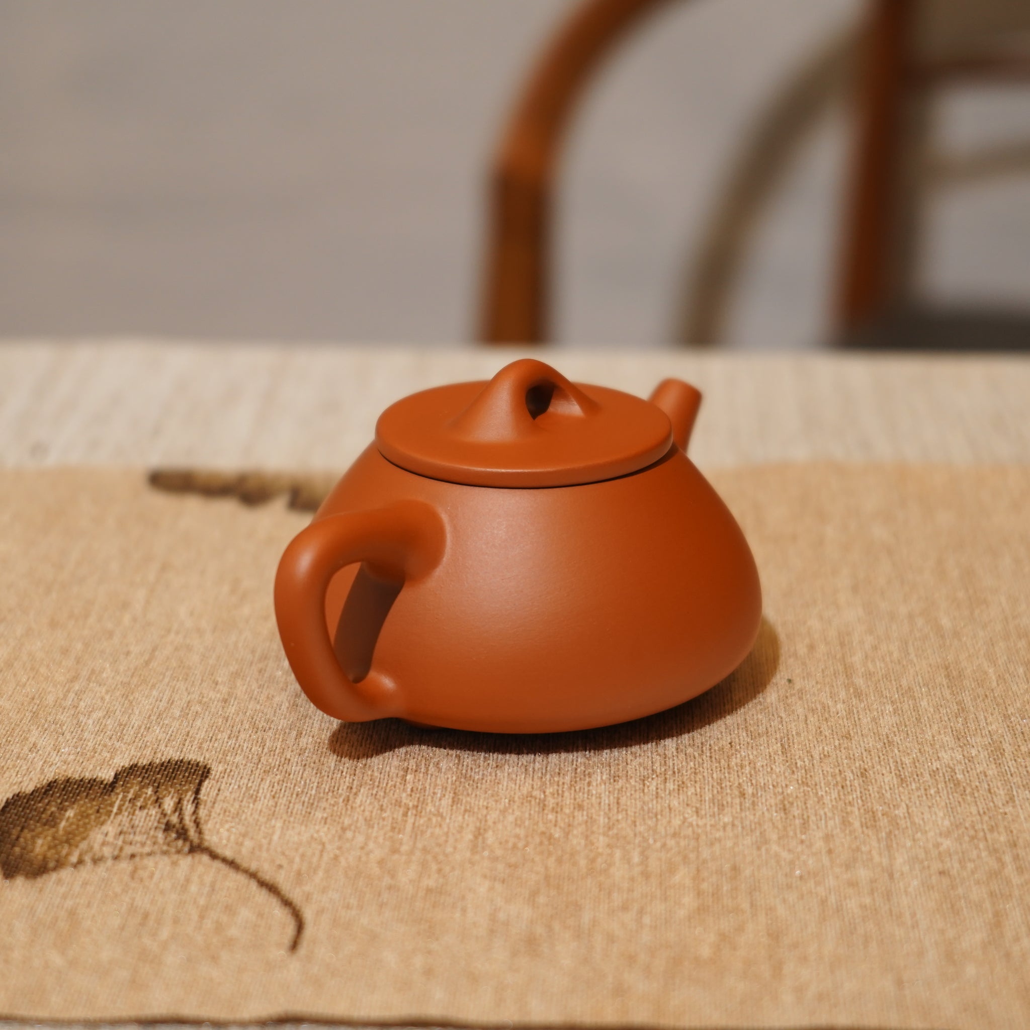 *新品*【石瓢】全手工潮州朱泥手拉茶壺