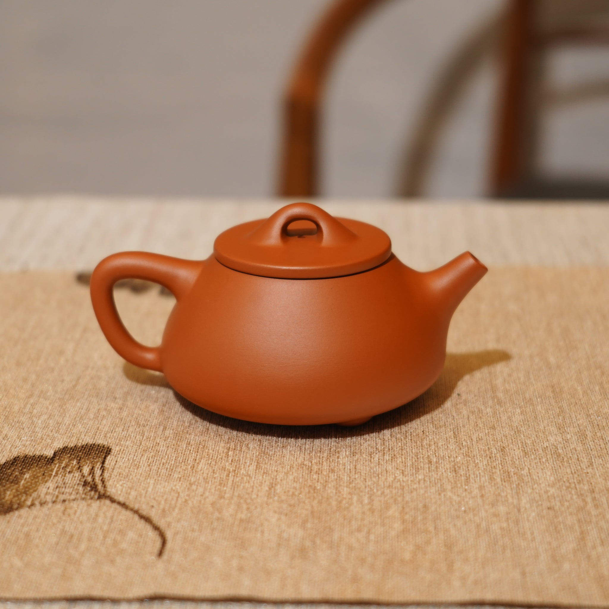 *新品*【石瓢】全手工潮州朱泥手拉茶壺