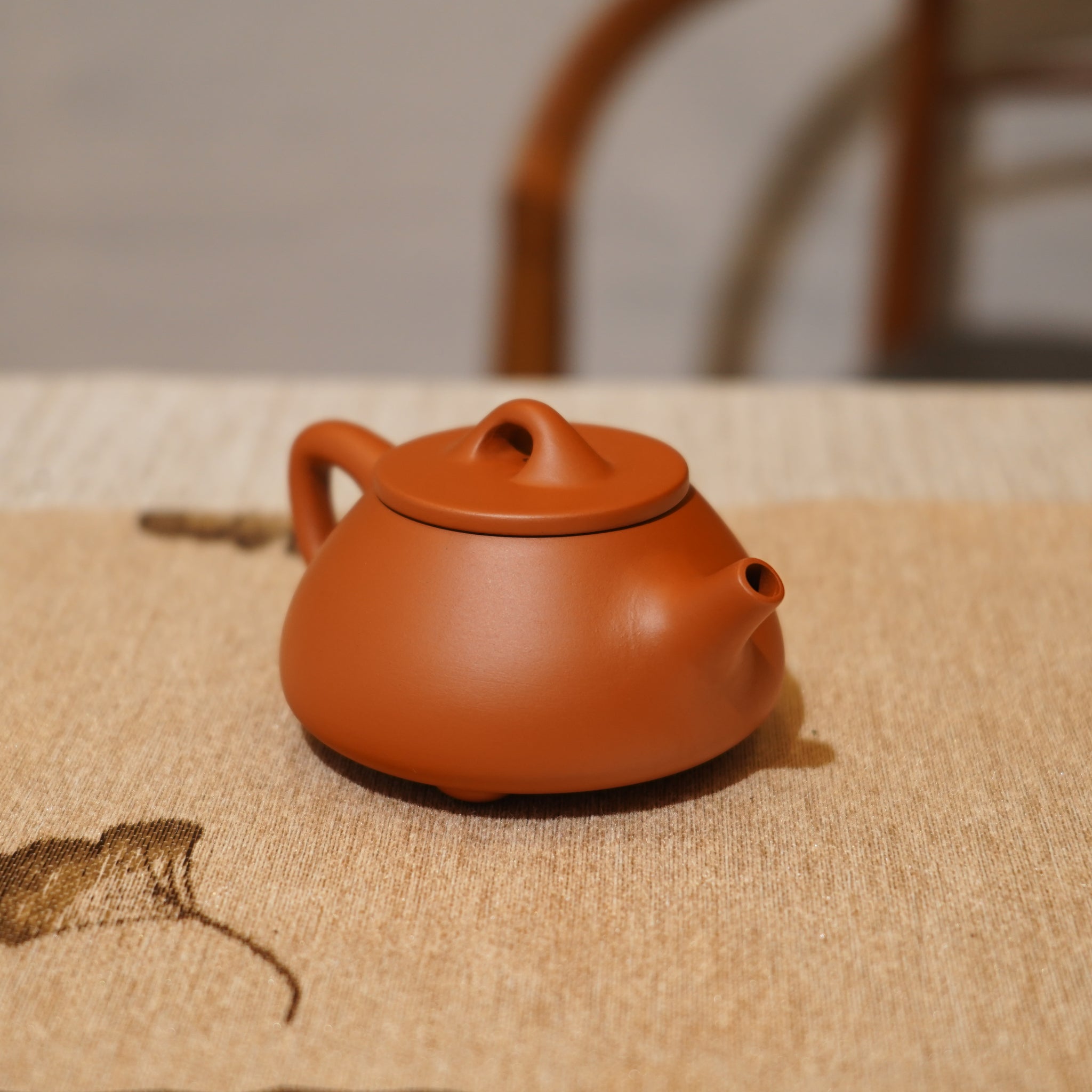 *新品*【石瓢】全手工潮州朱泥手拉茶壺