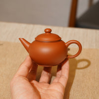*新品*【水平】全手工潮州朱泥手拉茶壺