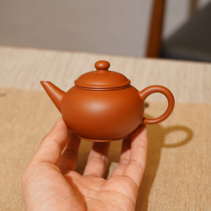 （已售出）*新品*【水平】全手工潮州朱泥手拉茶壺