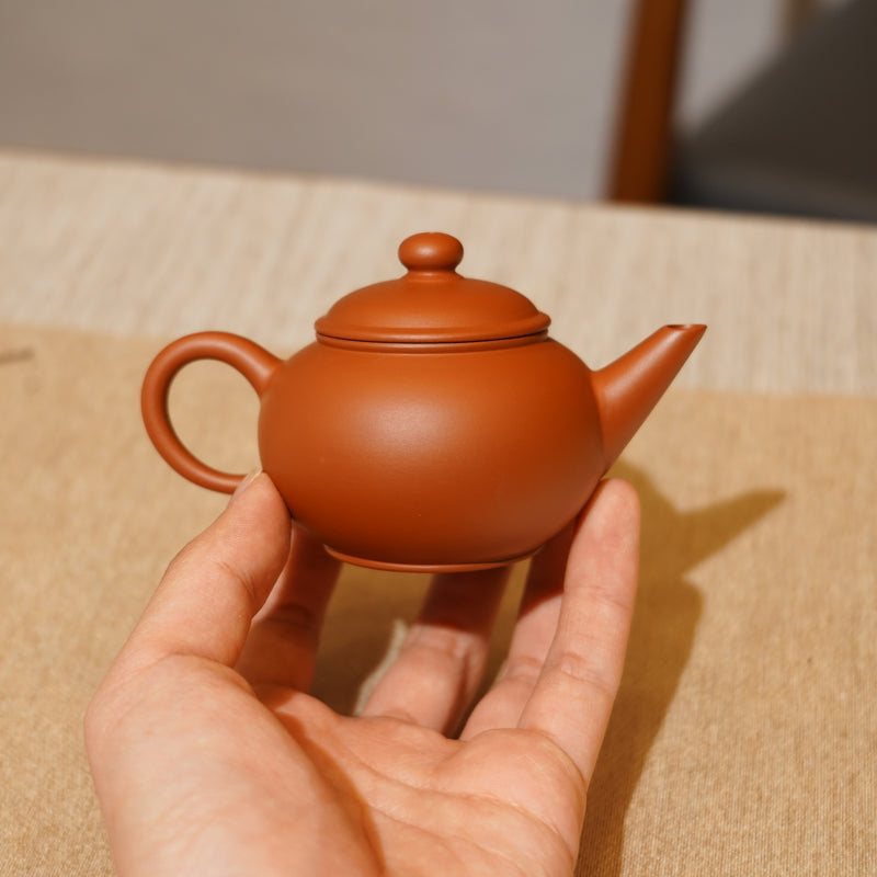 （已售出）*新品*【水平】全手工潮州朱泥手拉茶壺