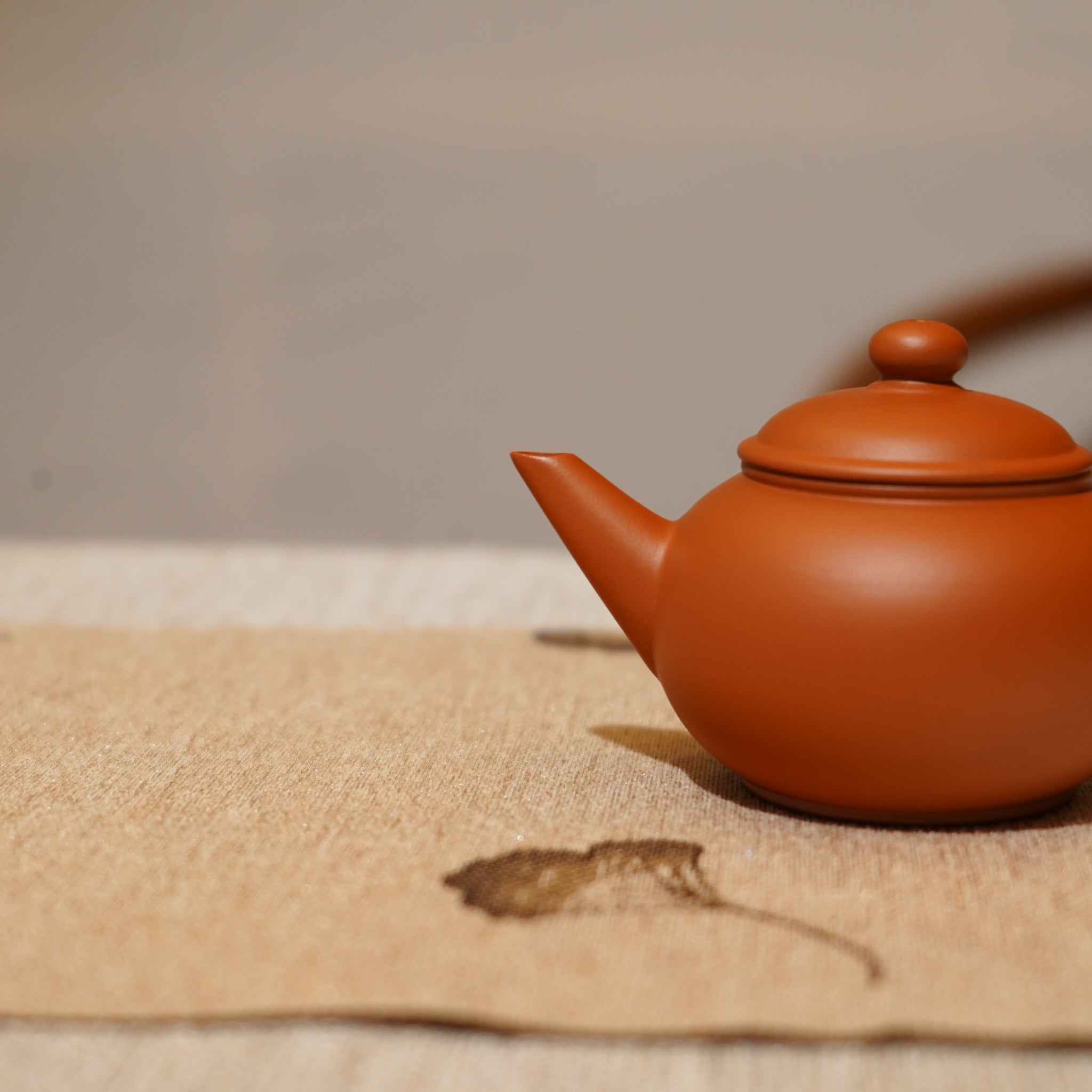 *新品*【水平】全手工潮州朱泥手拉茶壺