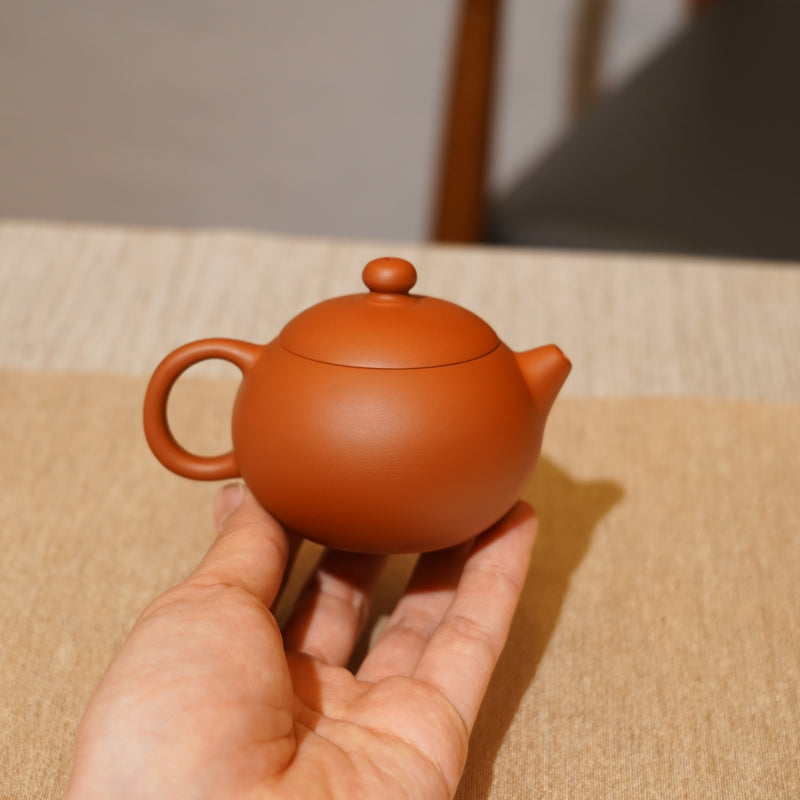 *新品*【西施】全手工潮州朱泥手拉茶壺
