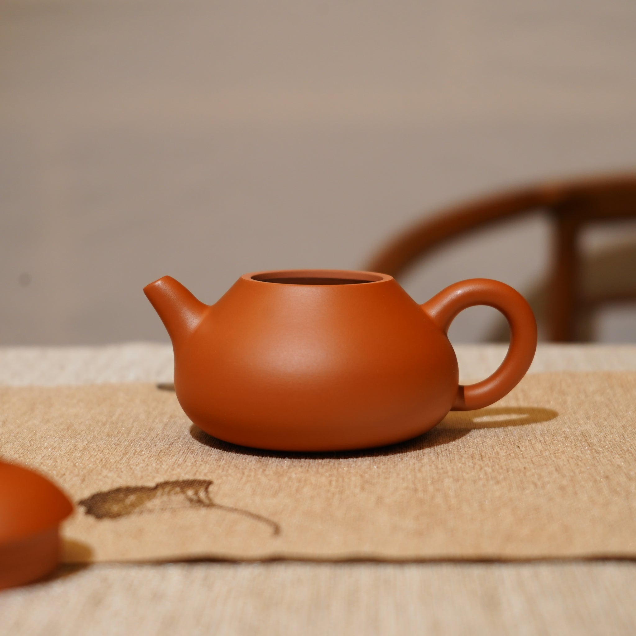 *新品*【茄瓜】全手工潮州朱泥手拉茶壺