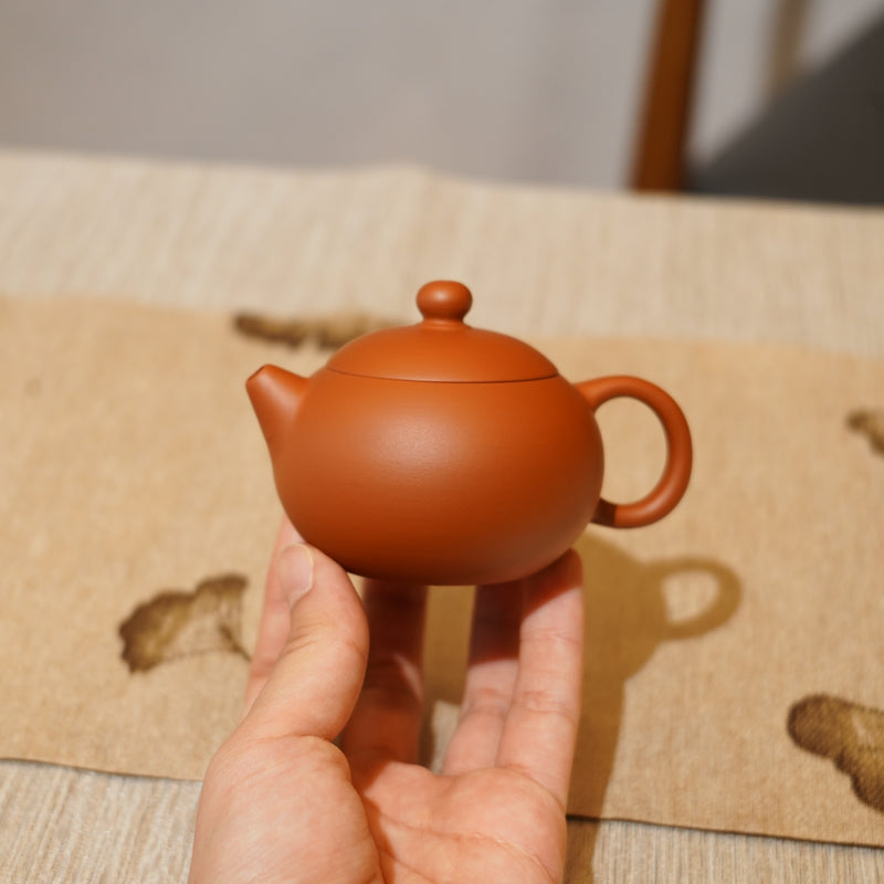 *新品*【西施】全手工潮州朱泥手拉茶壺