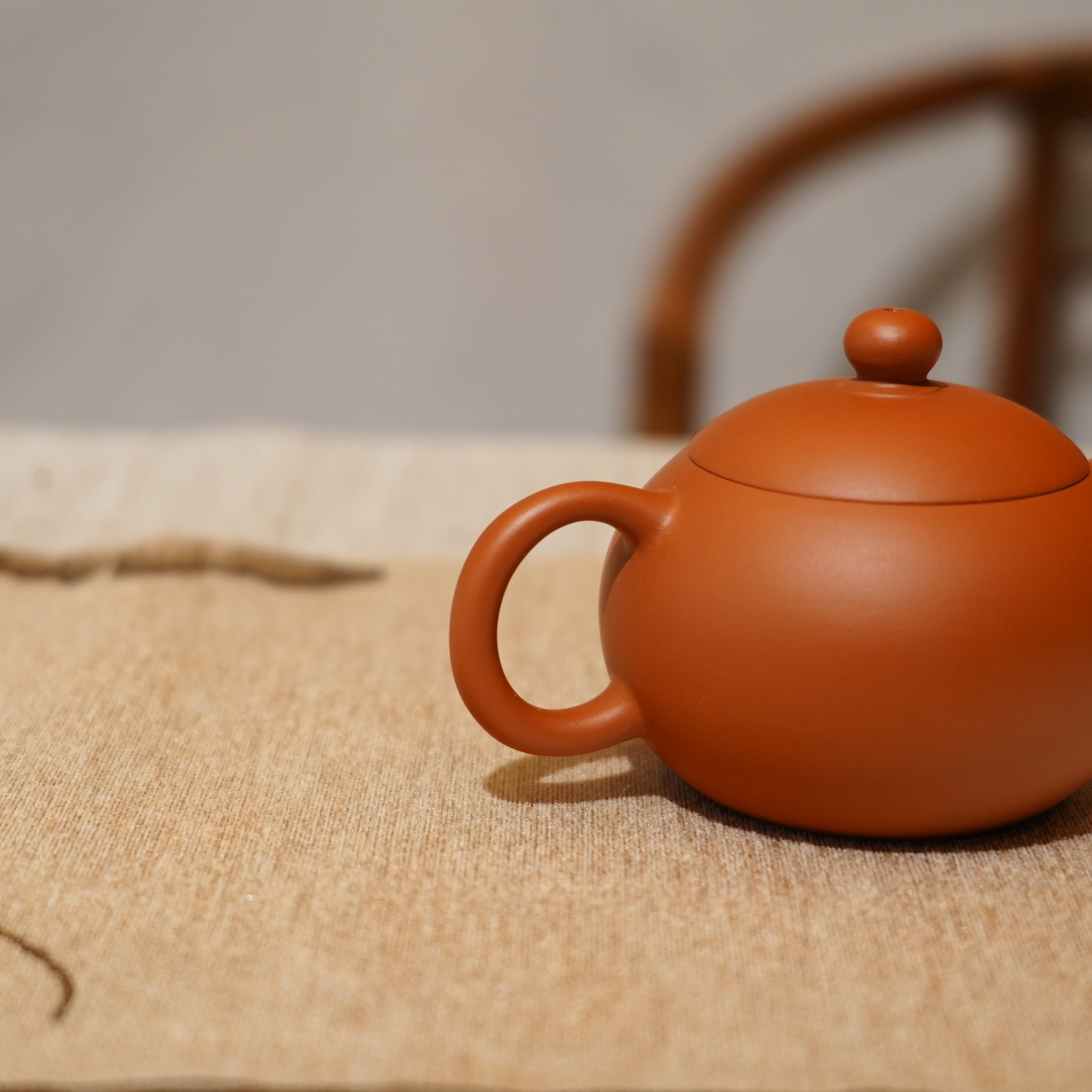 *新品*【西施】全手工潮州朱泥手拉茶壺