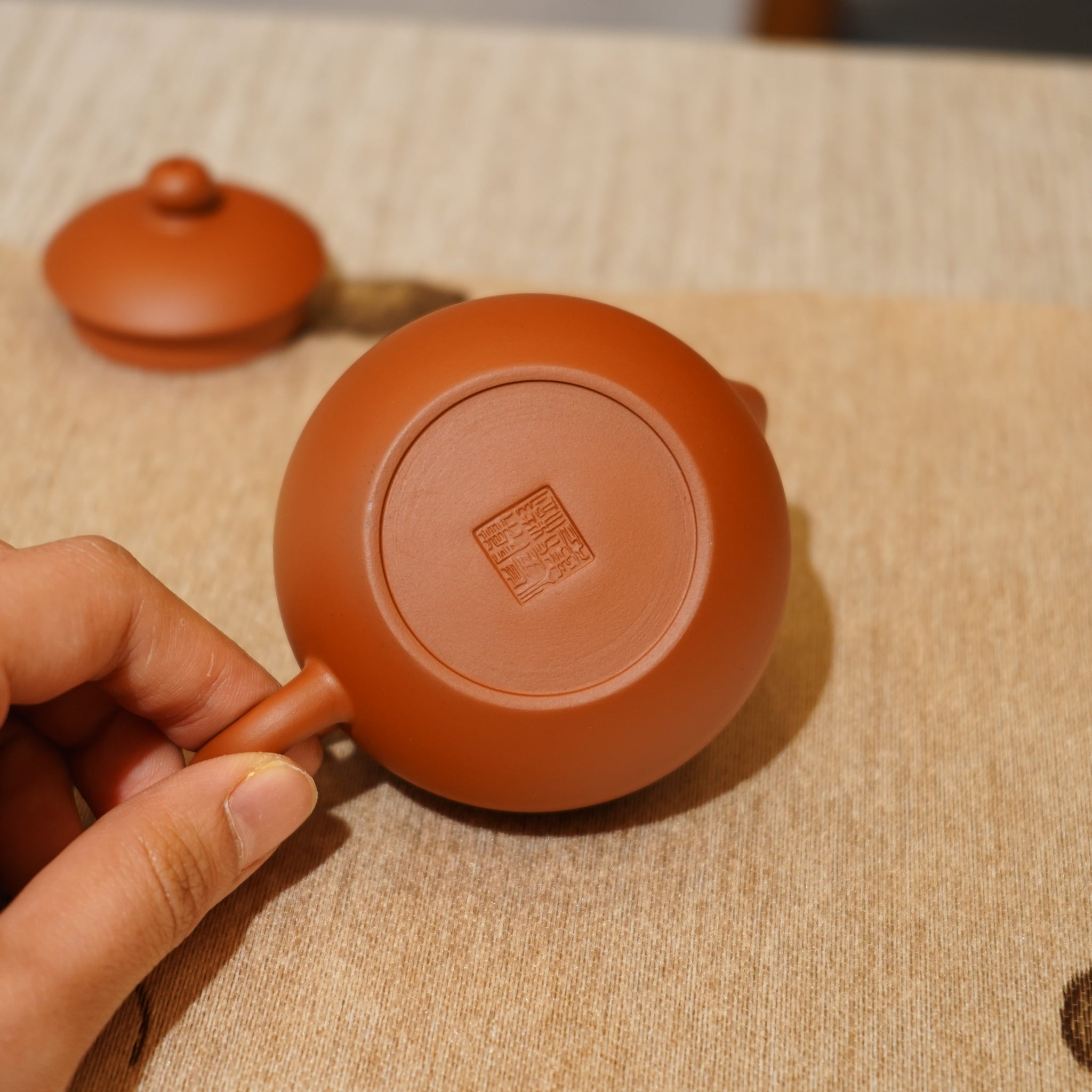 *新品*【西施】全手工潮州朱泥手拉茶壺