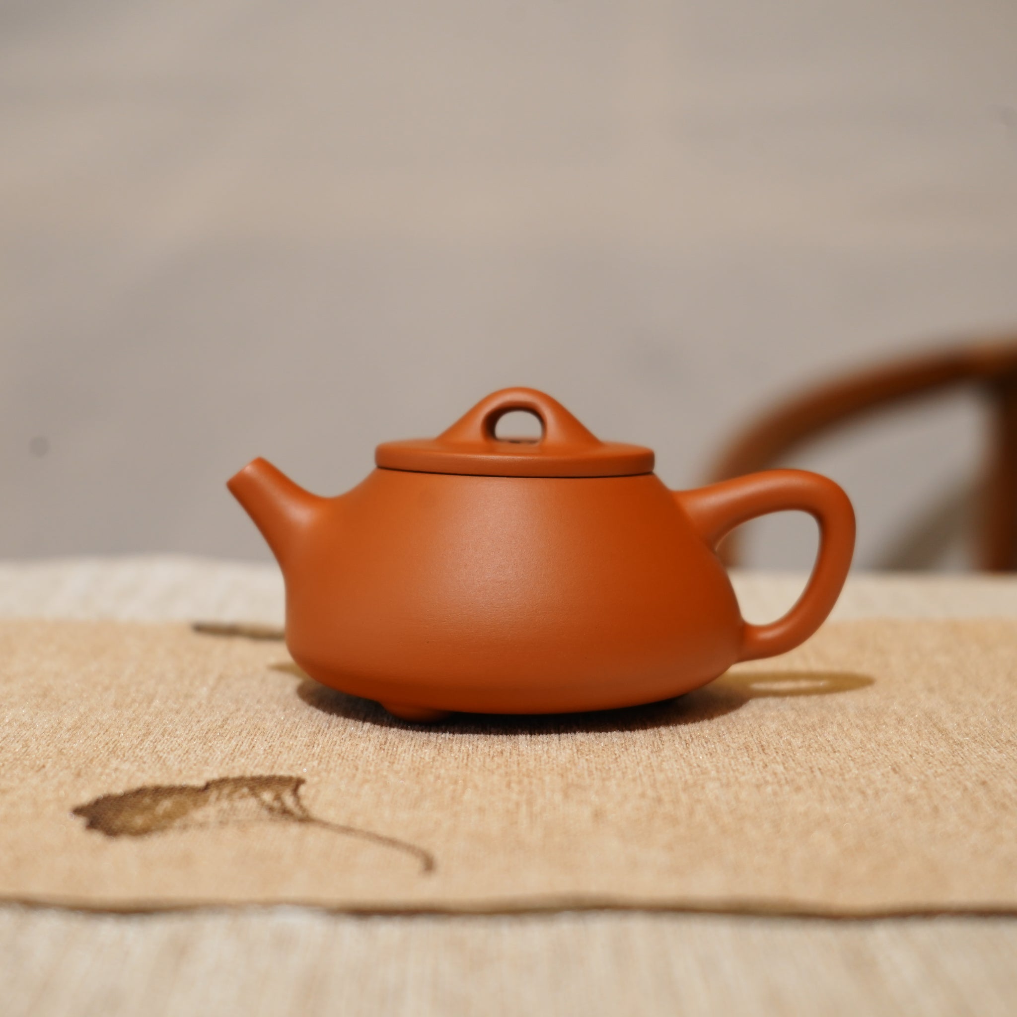 *新品*【石瓢】全手工潮州朱泥手拉茶壺
