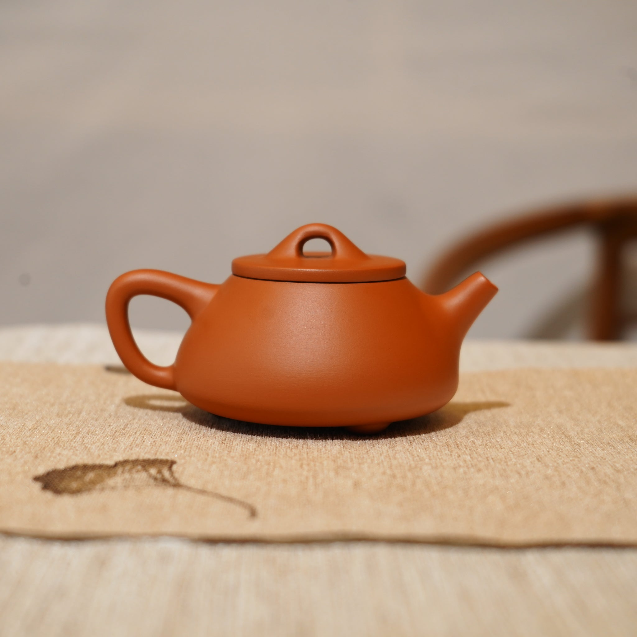 *新品*【石瓢】全手工潮州朱泥手拉茶壺