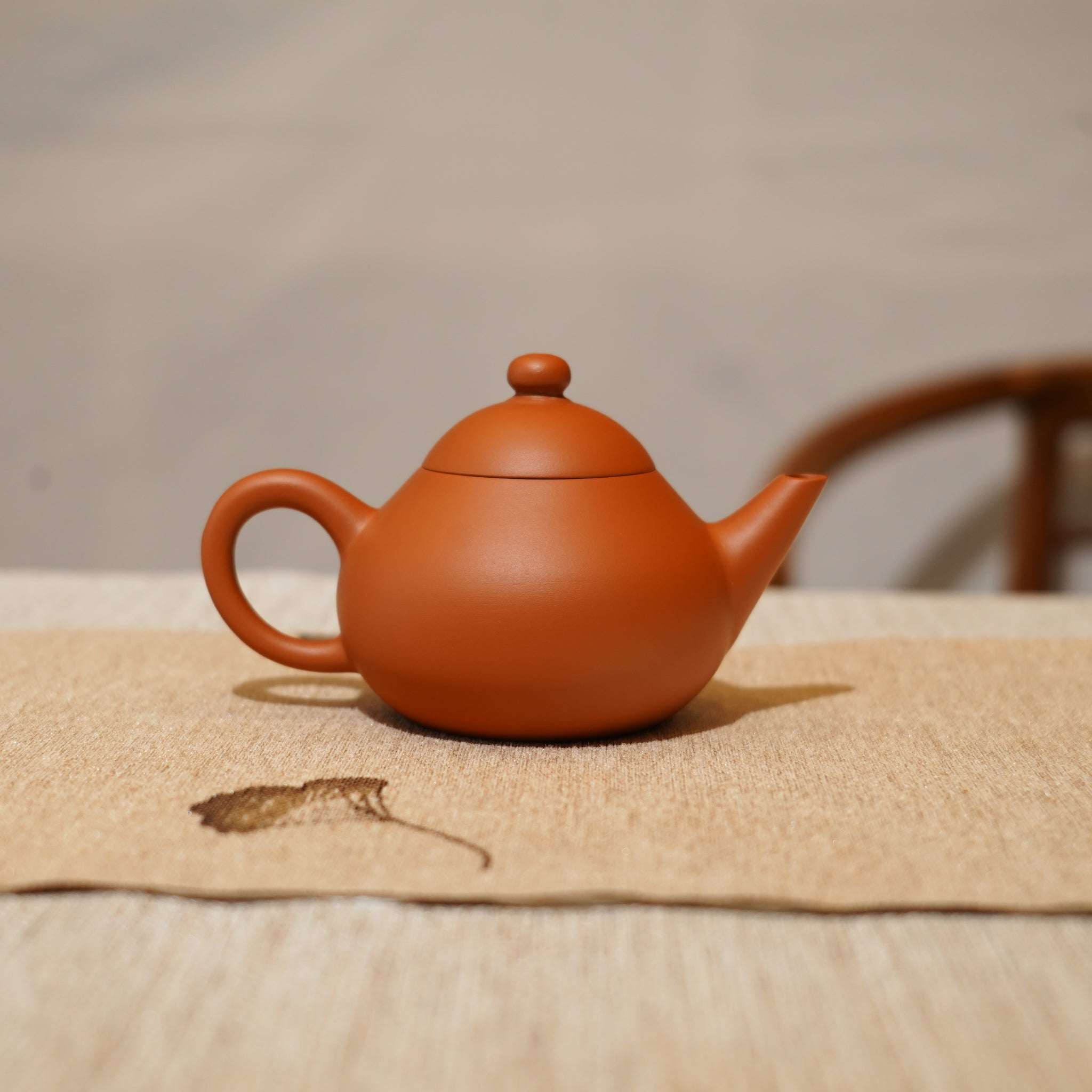 *新品*【梨形】全手工潮州朱泥手拉茶壺