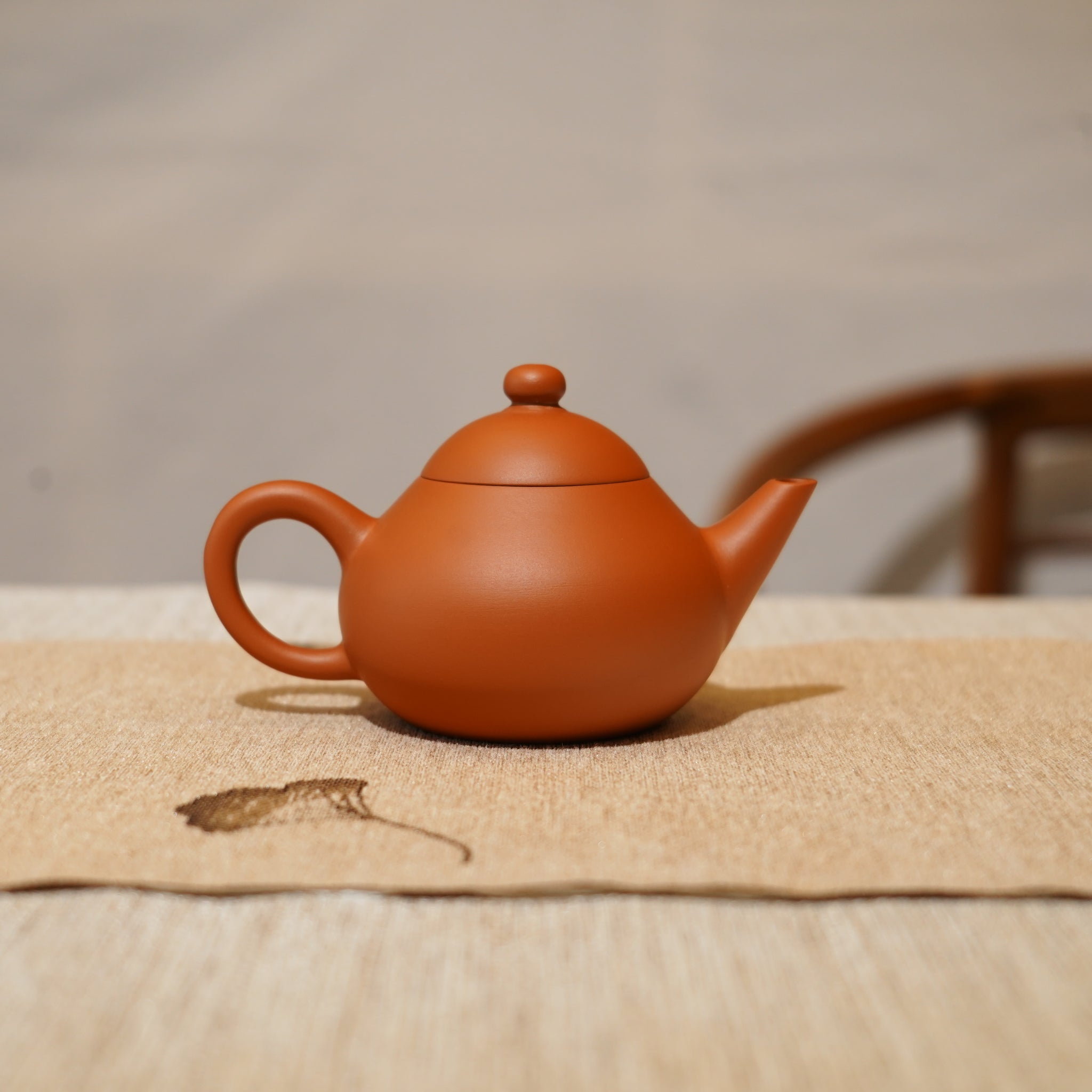 *新品*【梨形】全手工潮州朱泥手拉茶壺