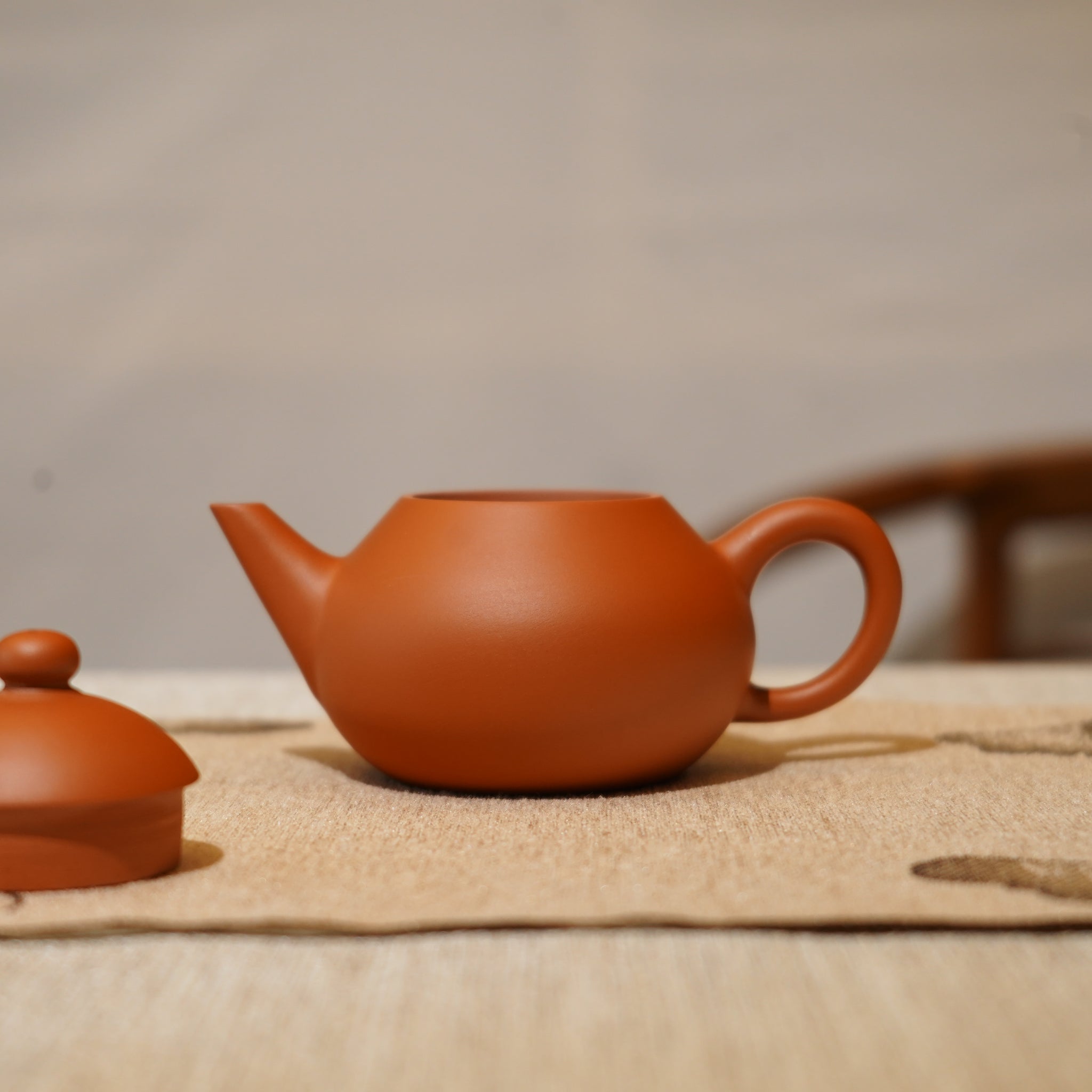 *新品*【梨形】全手工潮州朱泥手拉茶壺