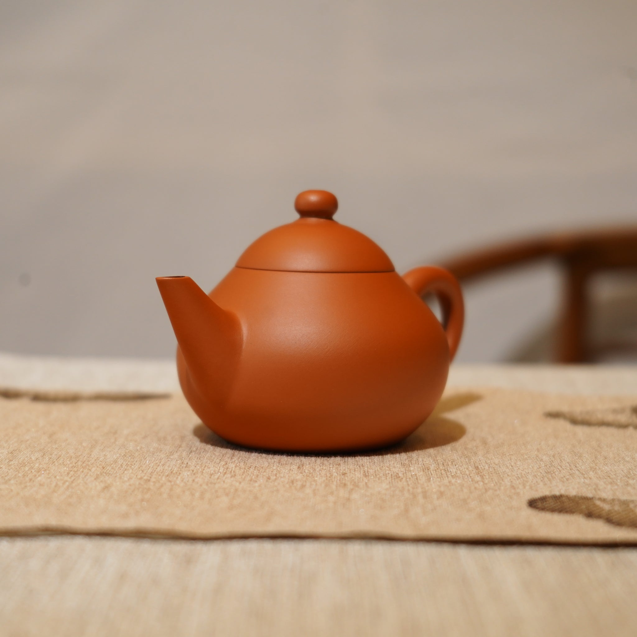 *新品*【梨形】全手工潮州朱泥手拉茶壺