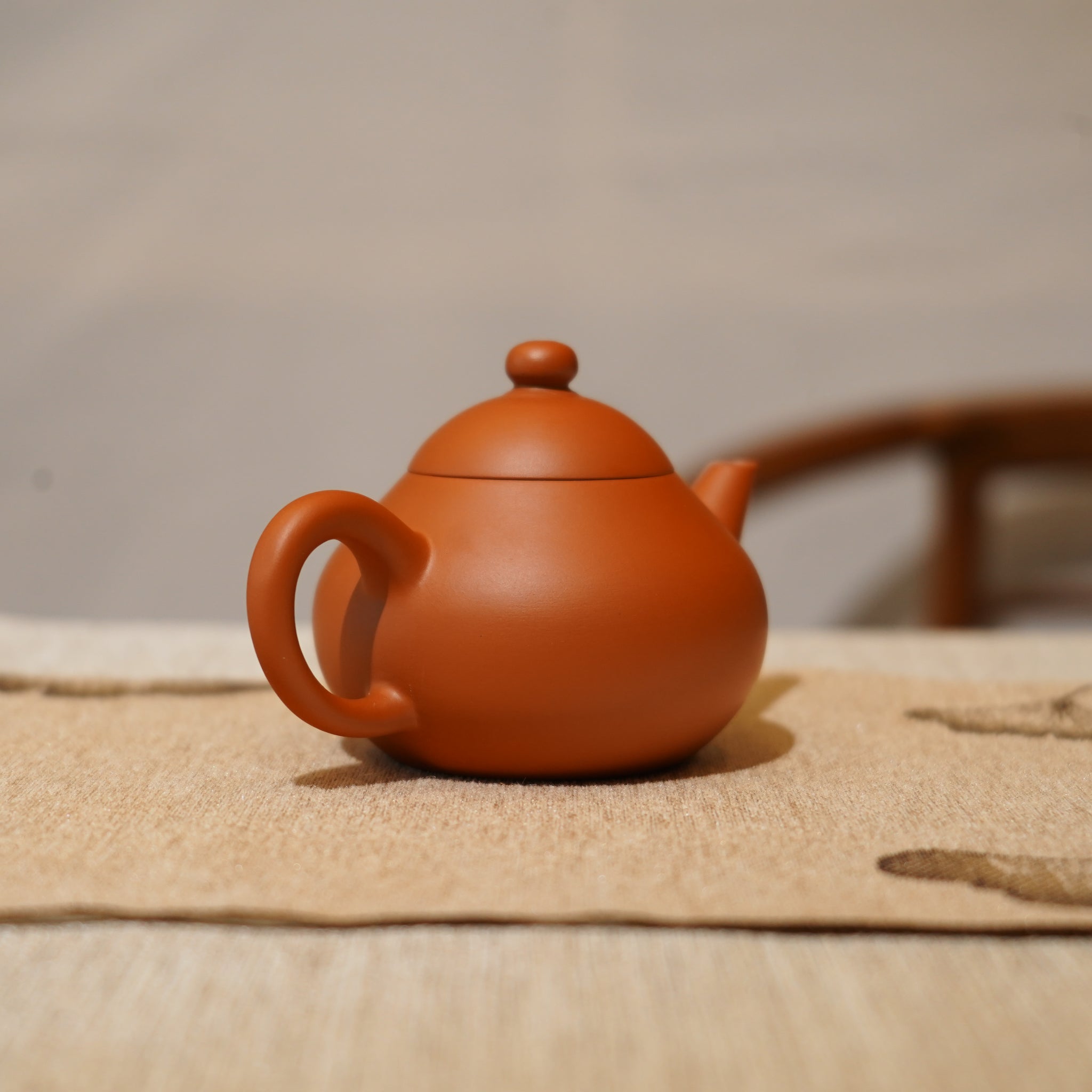 *新品*【梨形】全手工潮州朱泥手拉茶壺
