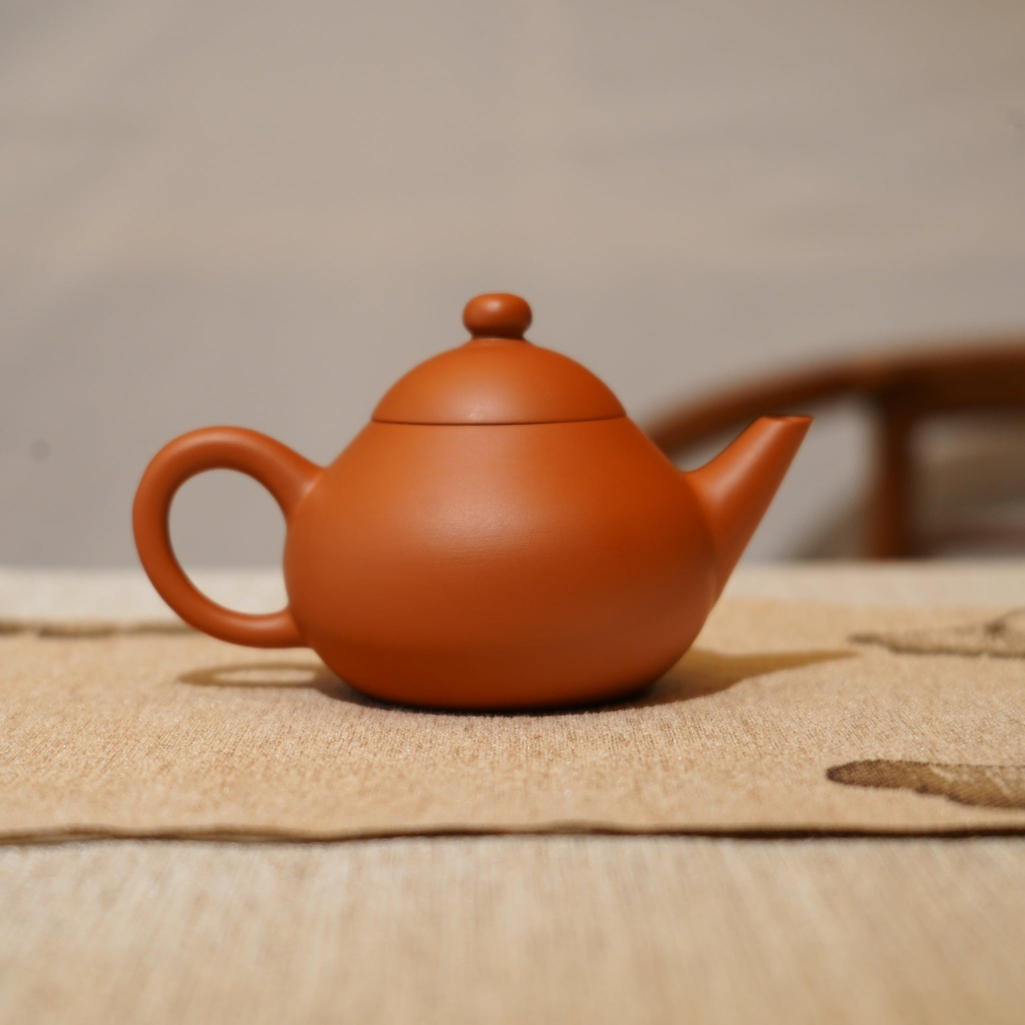 *新品*【梨形】全手工潮州朱泥手拉茶壺