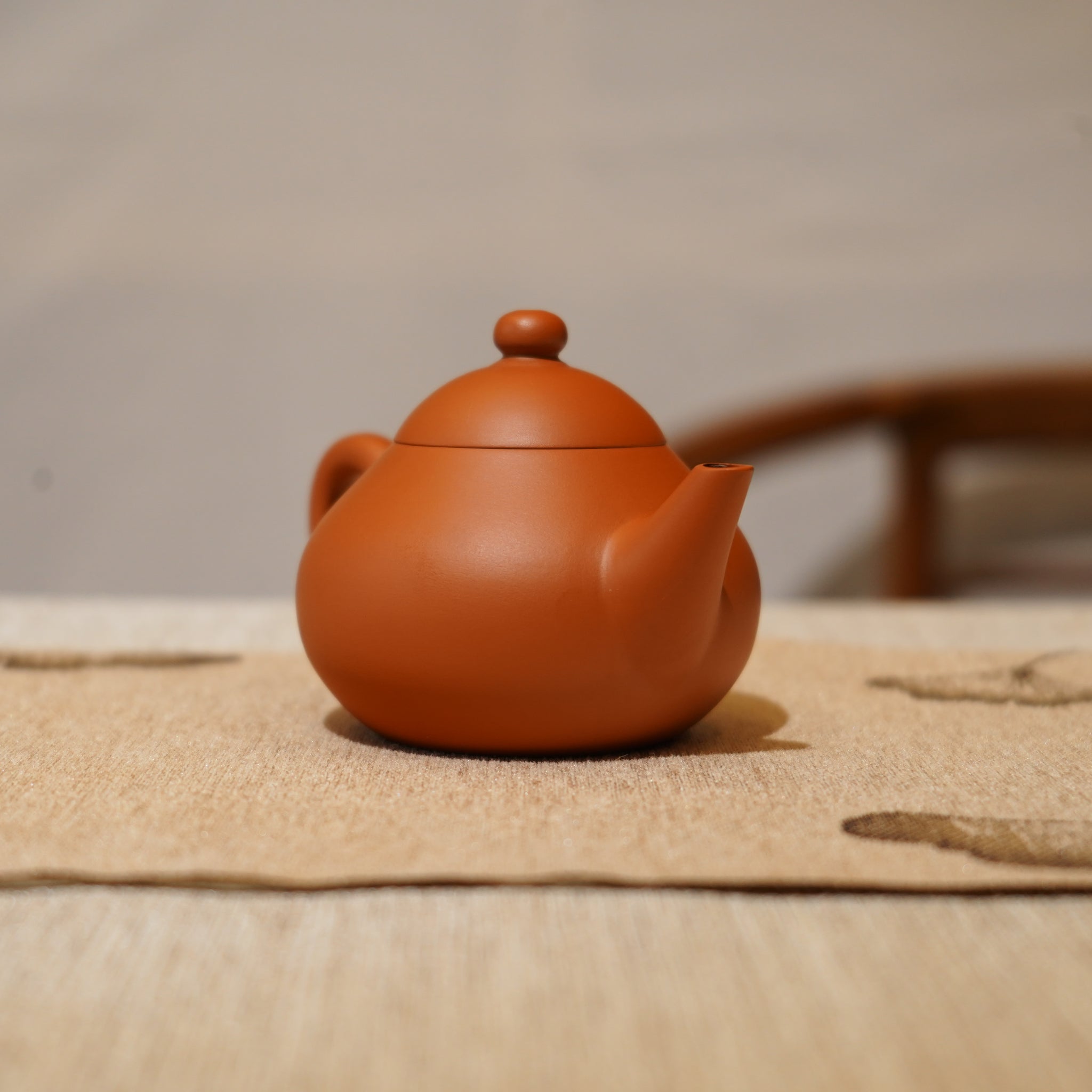 *新品*【梨形】全手工潮州朱泥手拉茶壺