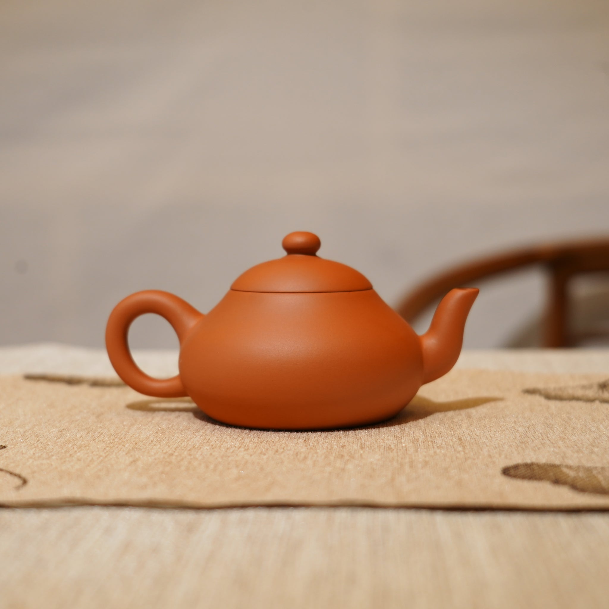 *新品*【矮梨】全手工潮州朱泥手拉茶壺
