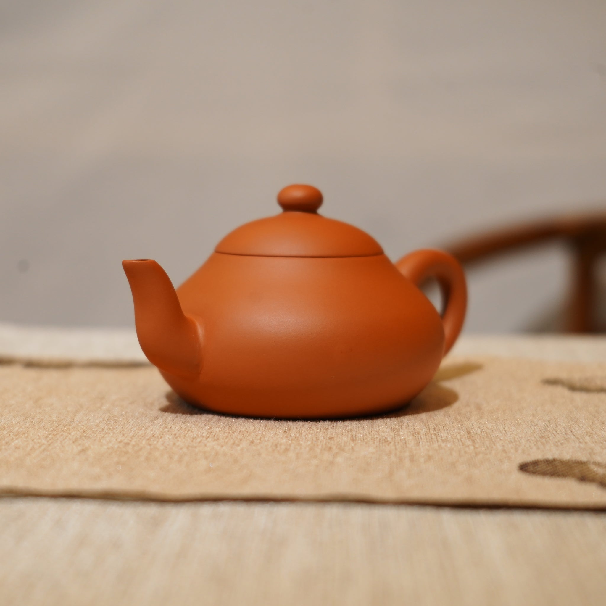 *新品*【矮梨】全手工潮州朱泥手拉茶壺