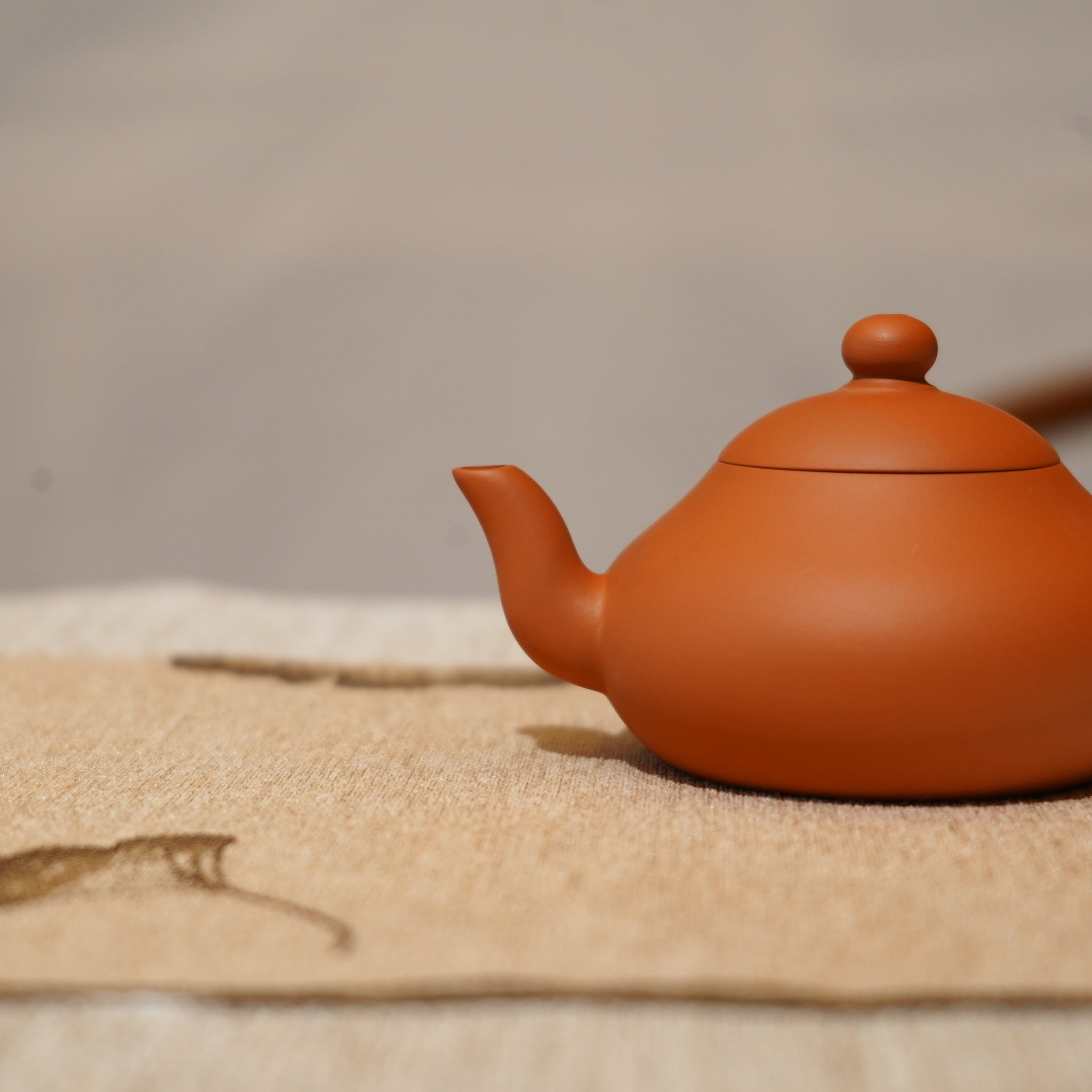 *新品*【矮梨】全手工潮州朱泥手拉茶壺