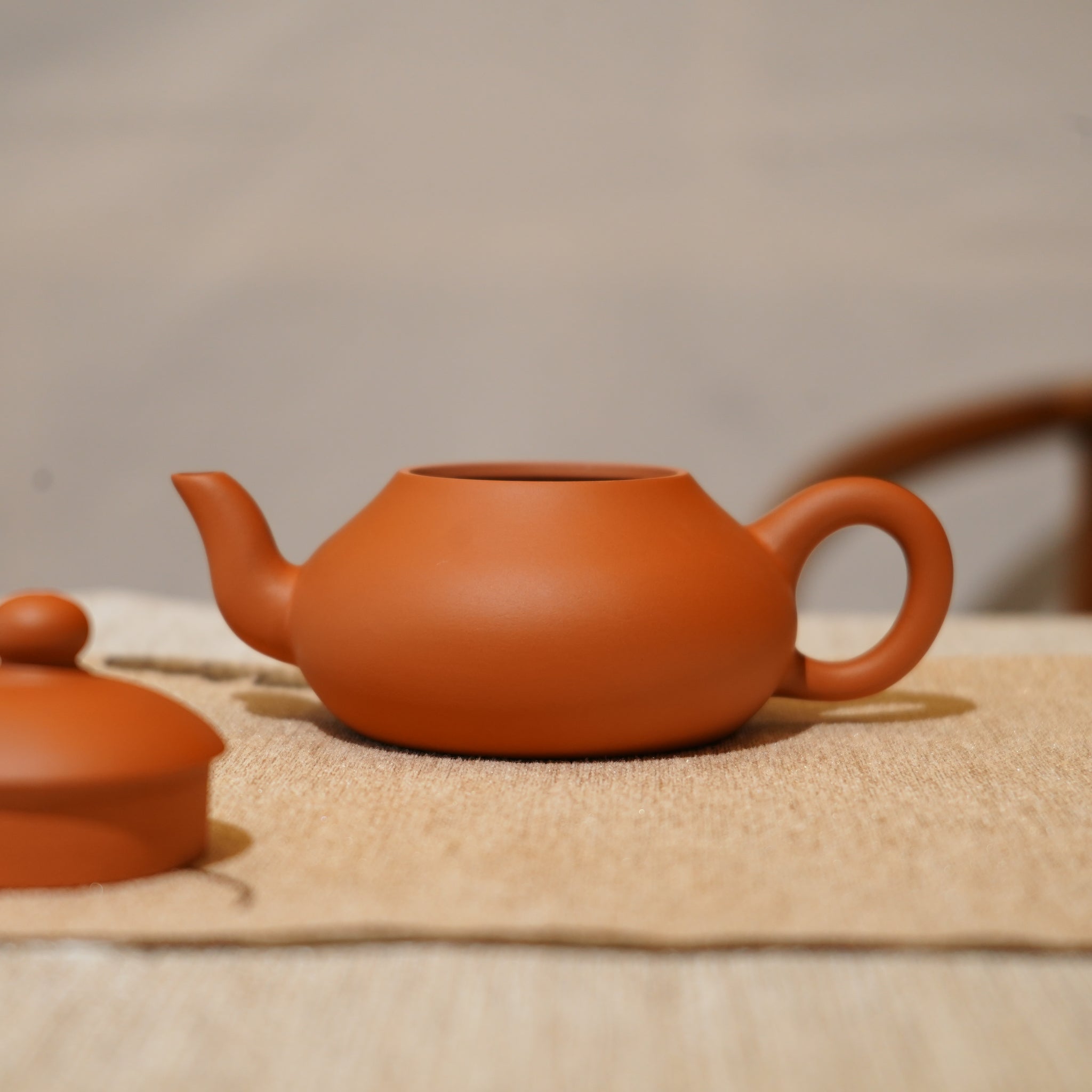 *新品*【矮梨】全手工潮州朱泥手拉茶壺