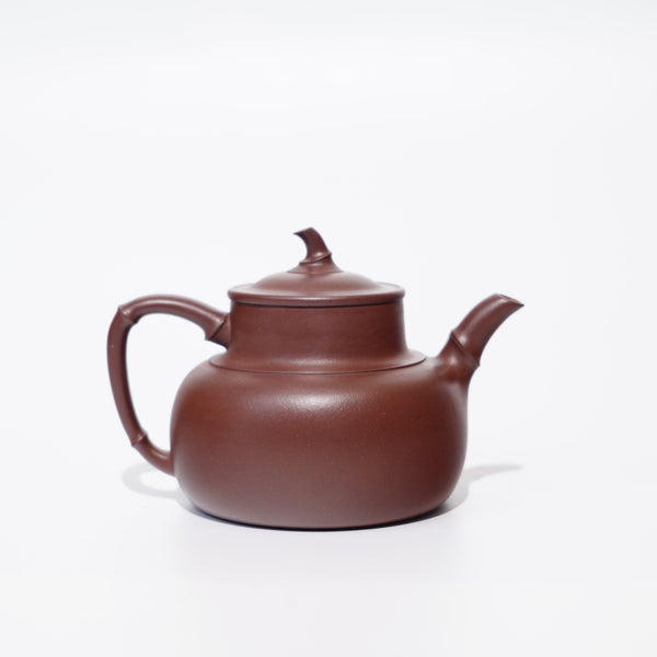 *華健弟子* *新品*【逸竹壺】全手工原礦紫泥雕刻字畫紫砂茶壺【雕刻：祁星斗(令軍) 】