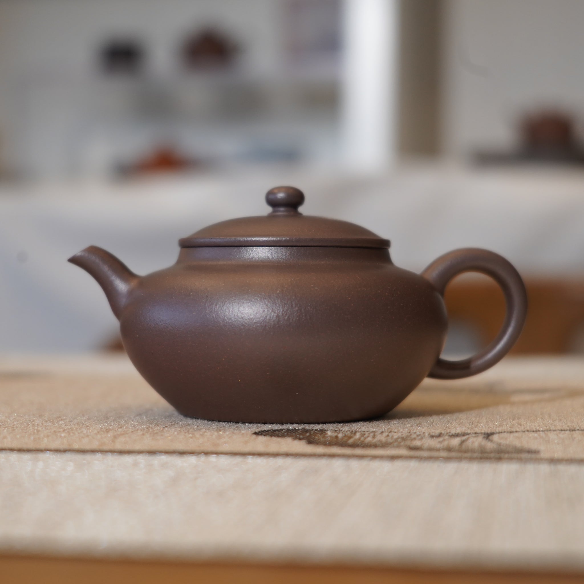 *新品*【扁燈】全手工原礦紫泥紫砂茶壺