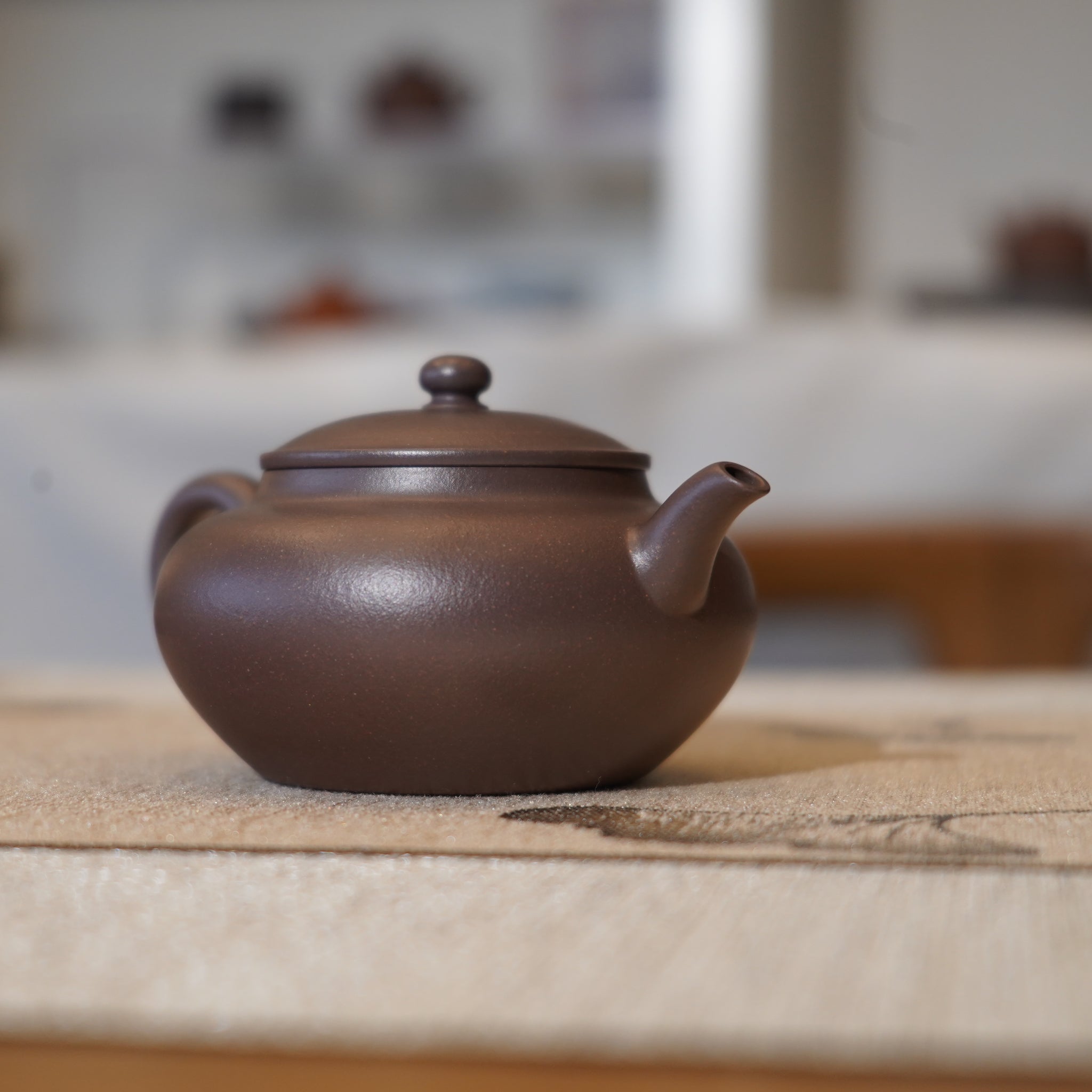 *新品*【扁燈】全手工原礦紫泥紫砂茶壺