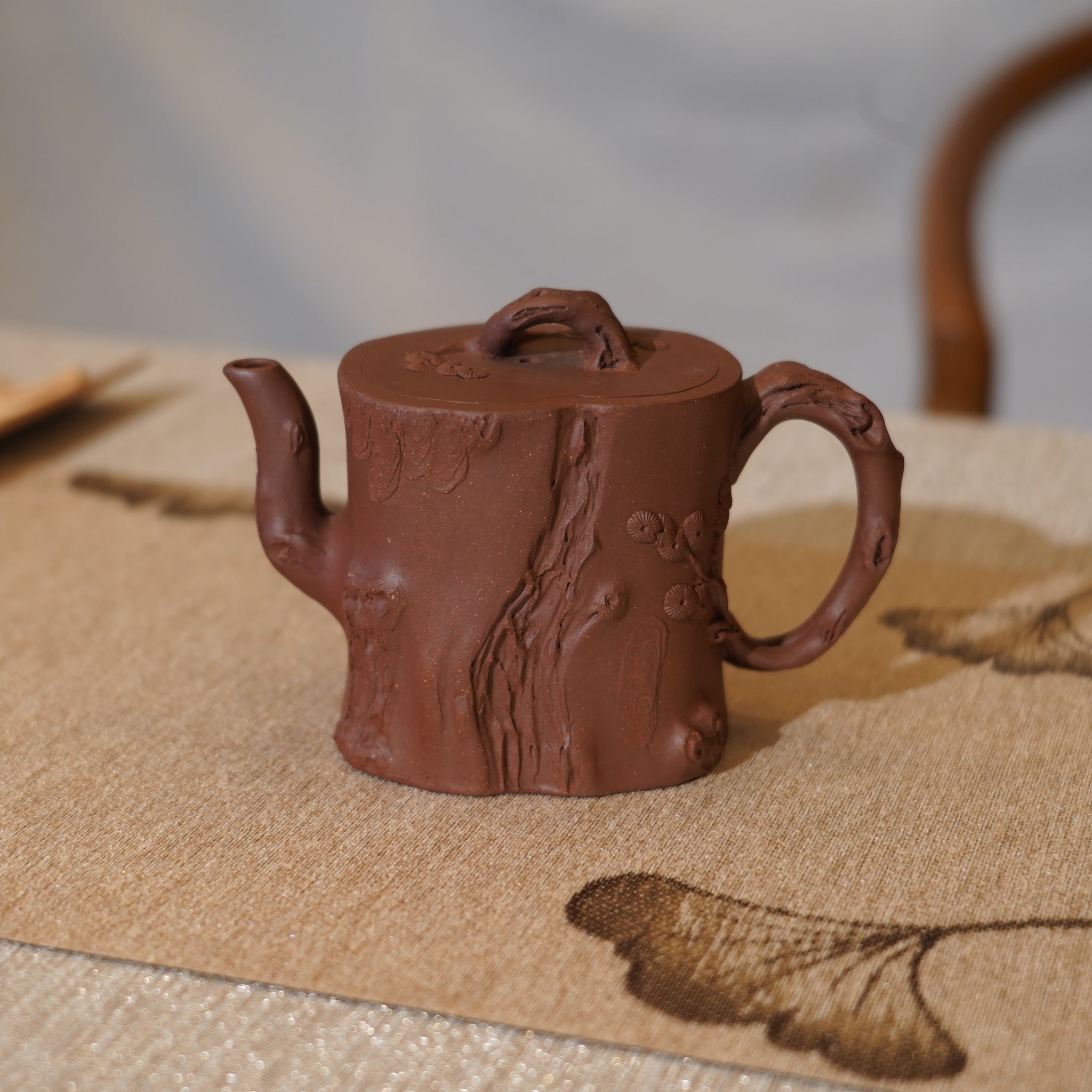 【梅樁】全手工紫泥紫砂茶壺