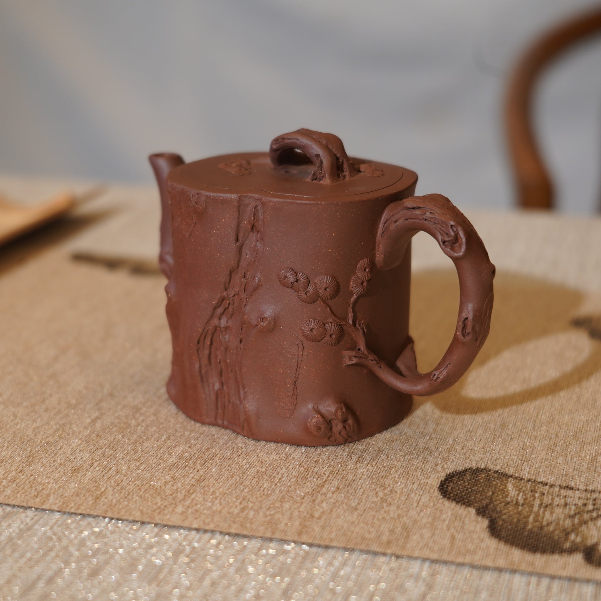 【梅樁】全手工紫泥紫砂茶壺